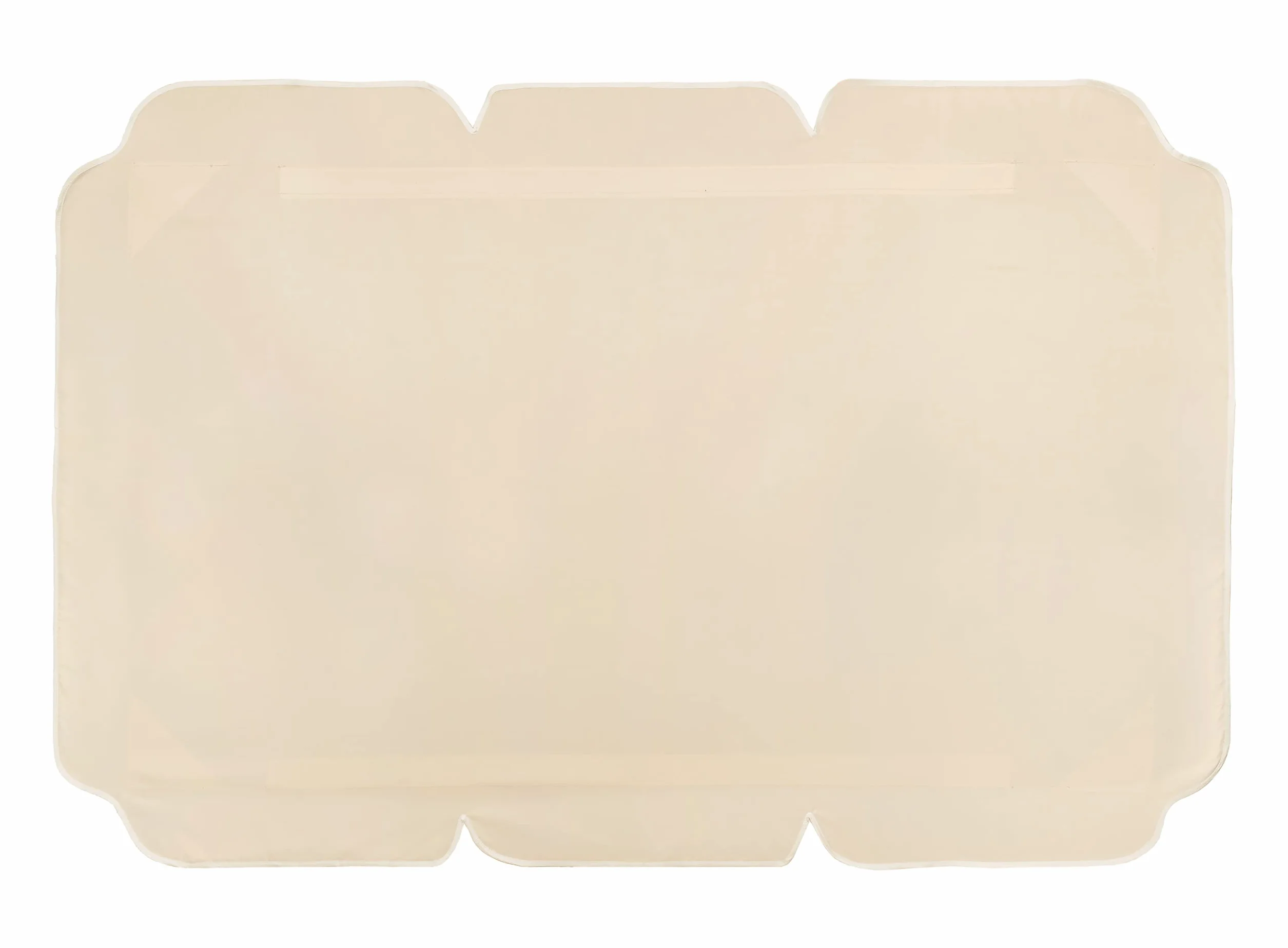Baldaquin de rechange beige pour toit de balancelle de jardin, taille personnalisable