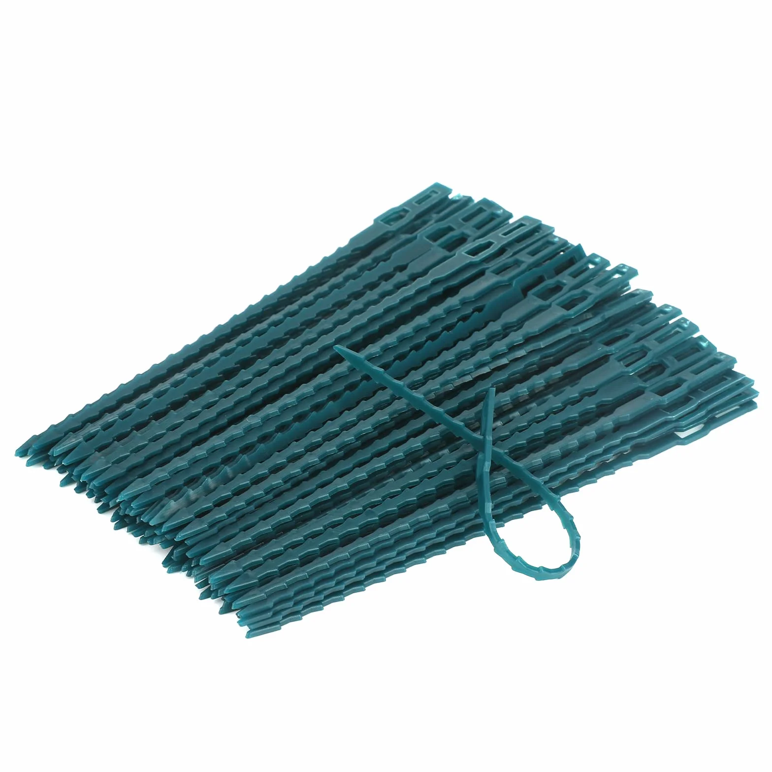 KINGLAKE 200 pièces17 cm Attaches Plantes réglables, Attaches de Tomate Arbre Flexibles, Liens de Jardinage pour Ligatures, Attache Tuteur Jardin en Plastique pour Le Soutien des Plantes