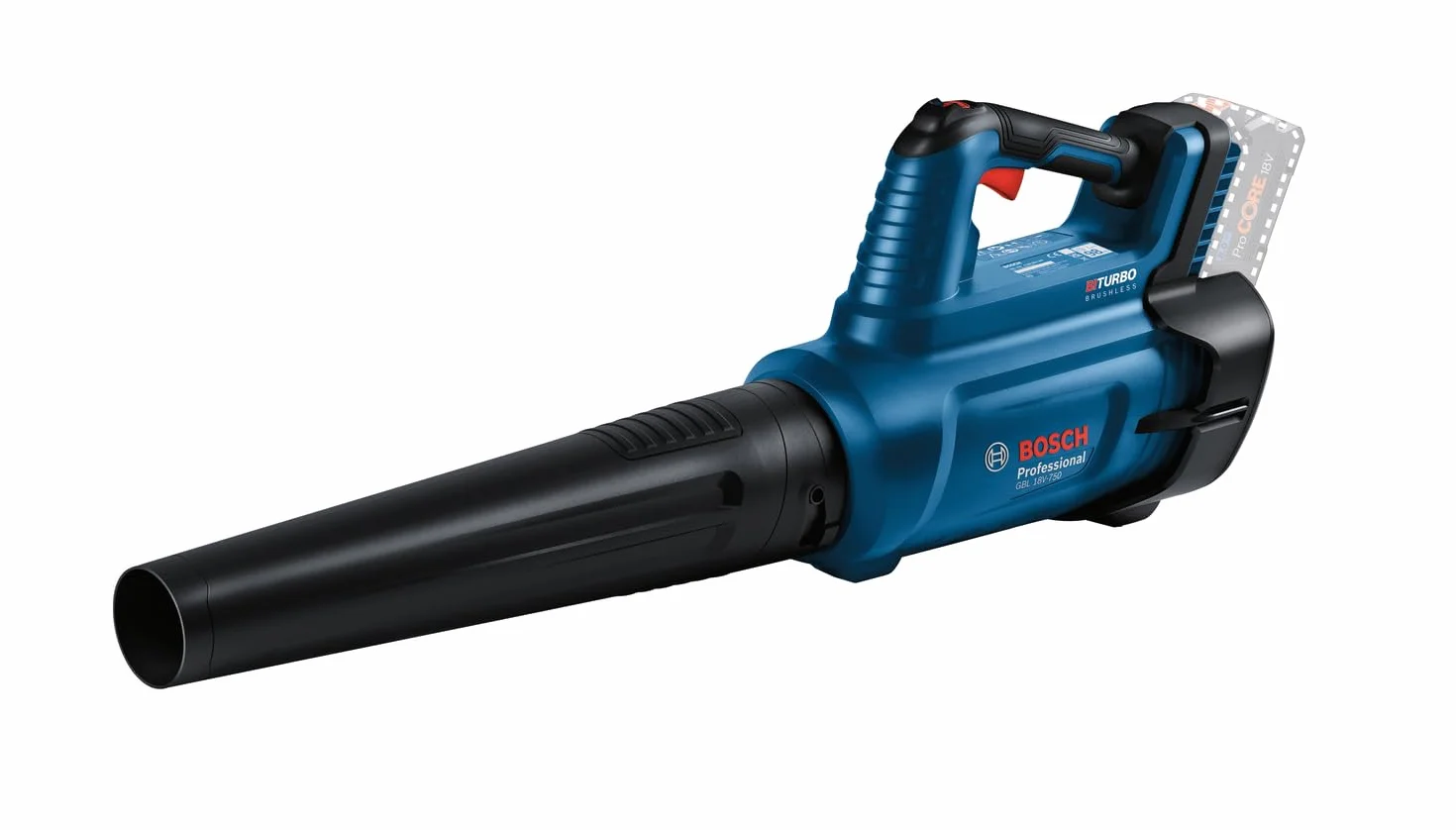 Bosch Professional souffleur sans-fil BITURBO GBL 18V-750 780 m³/h 198 km/h vitesse variable