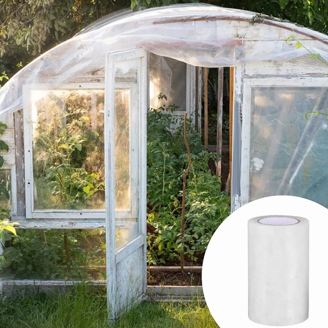 Ruban de Réparation de Serre Transparent Résistant aux UV Imperméable Haute Résistance Kit