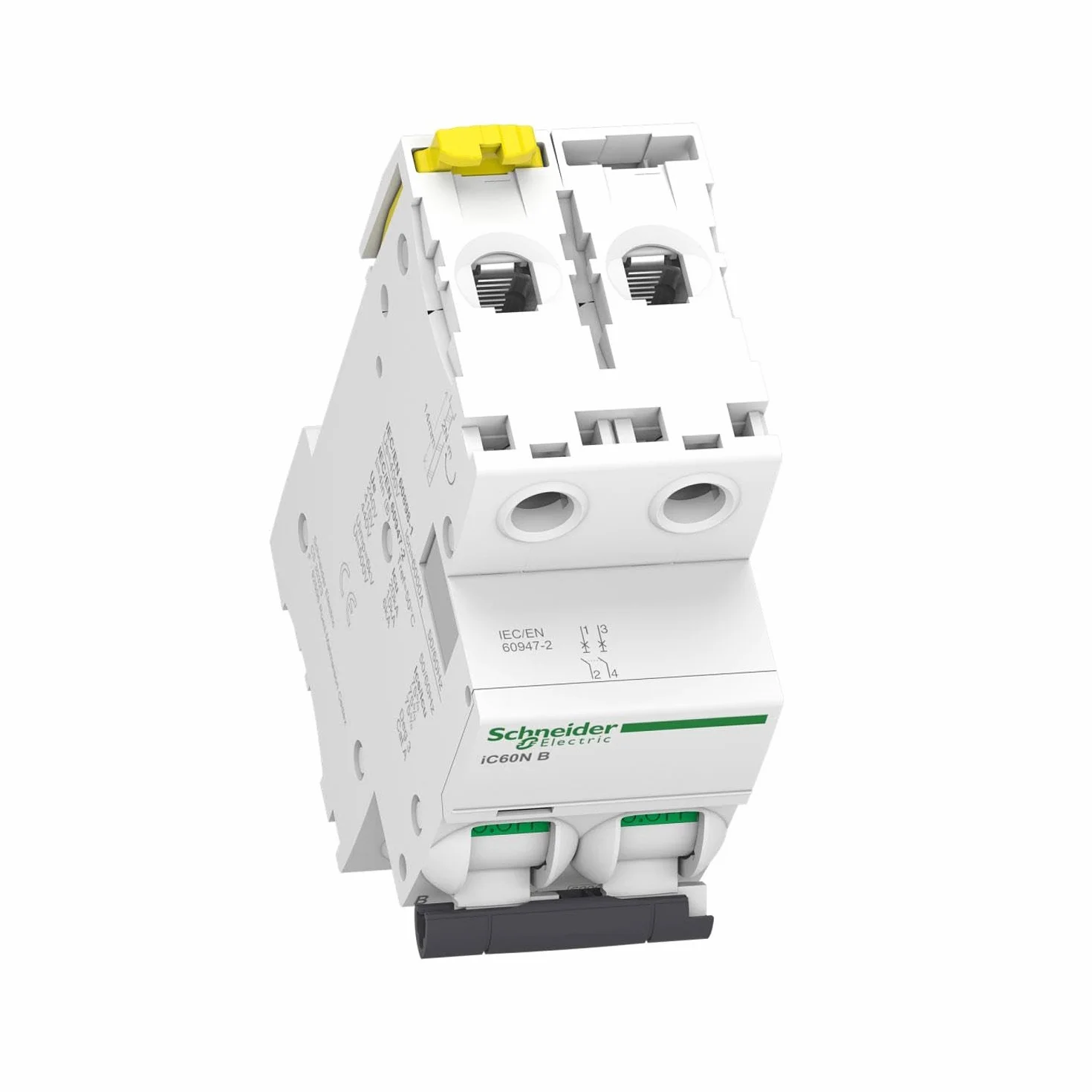 Schneider Electric A9F74240 IC60N Acti9 Disjoncteur 2P 40A courbure C 50/60Hz blanc