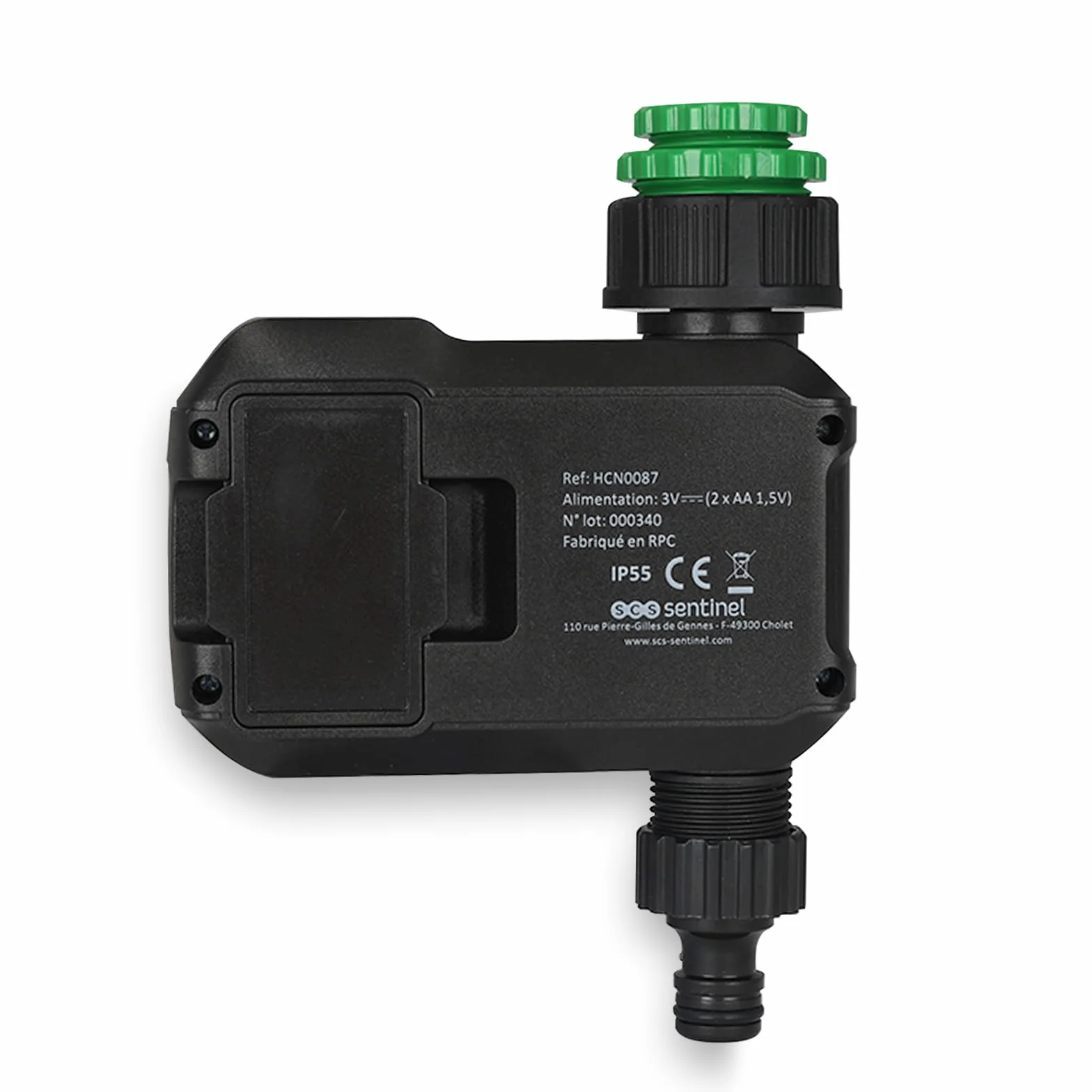 SCS Sentinel Programmateur d'Arrosage Extérieur Compact 122x64.9x118 mm Eau Froide Automatique