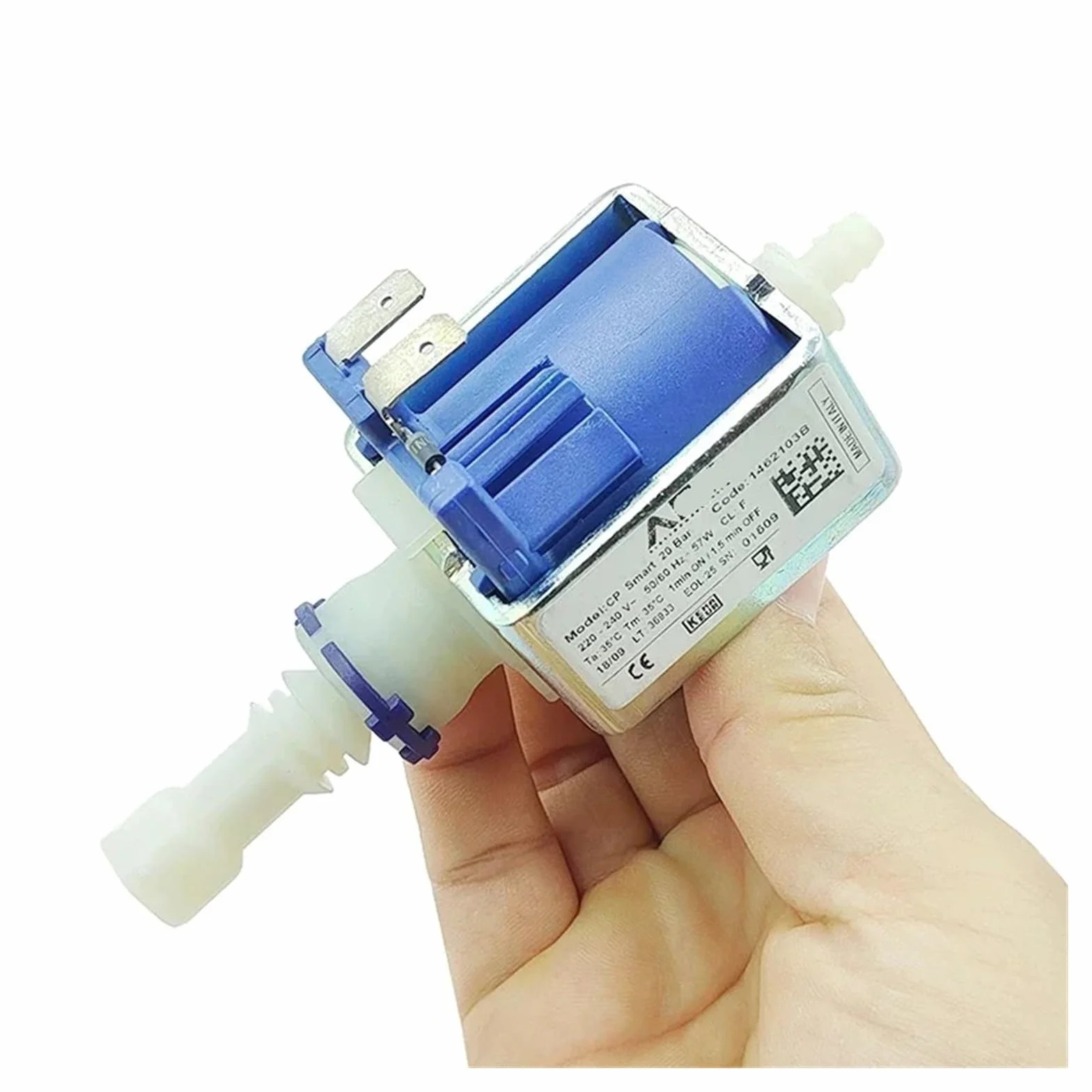 Compatible Avec ARS, AC 220V 230V 240V 57W Mini Pompe Électromagnétique For Machine À Café Pompe À Eau Pompe À Piston CP Smart 20 BAR Débit Haute Pression