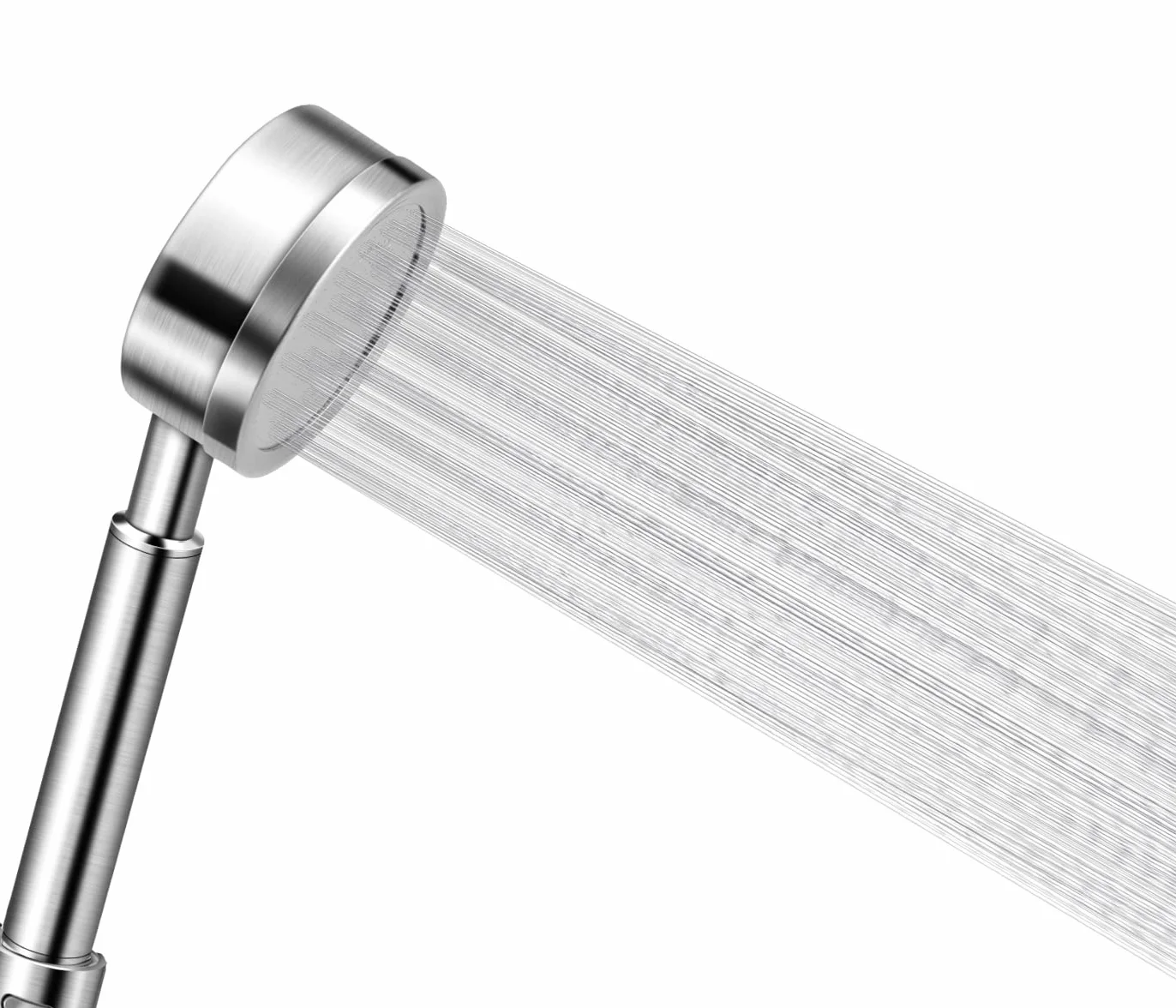 Pommeau Douche Haute Pression Acier Inoxydable 304 Douchette Salle de Bain