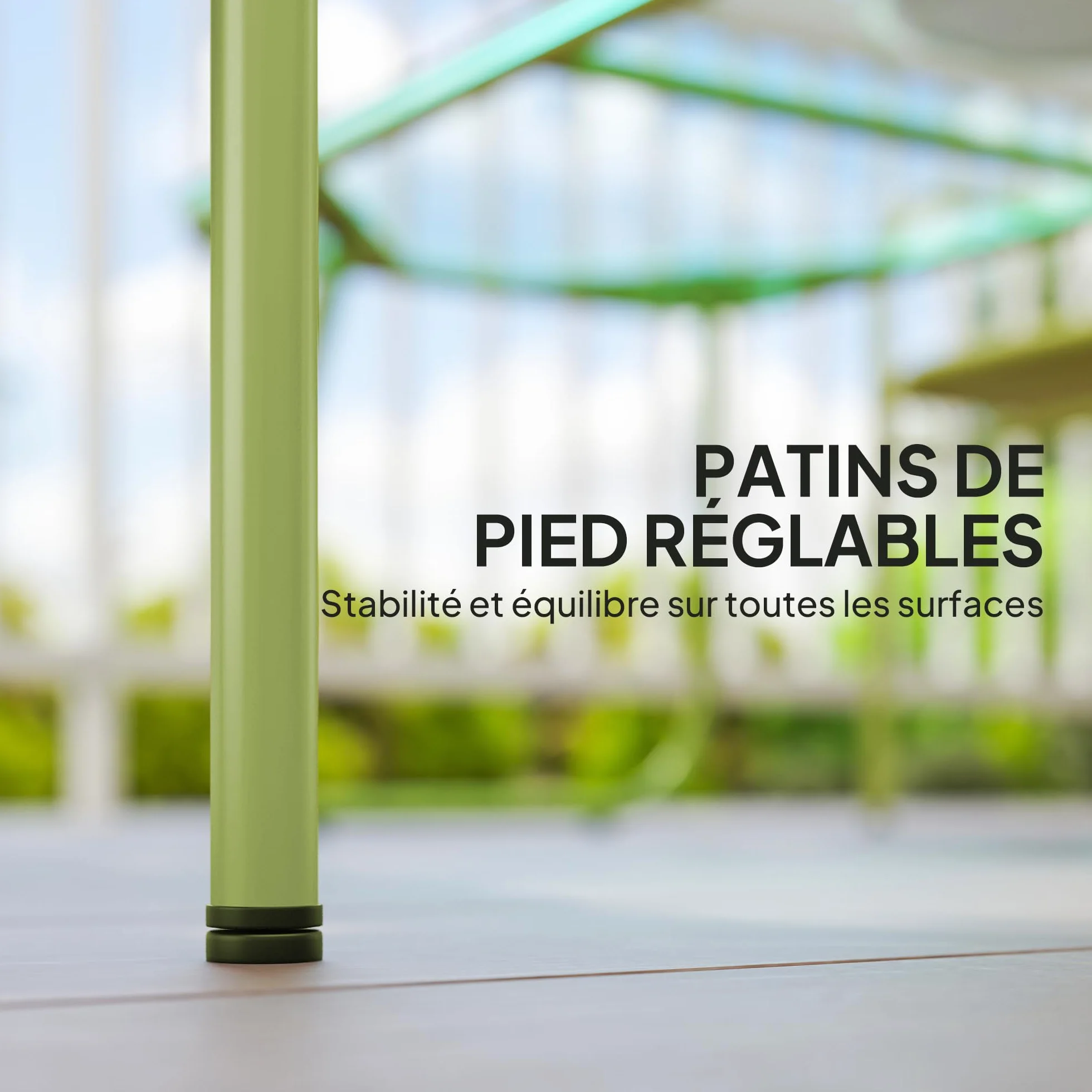 Outsunny Salon de Jardin extérieur résine tressée 4 Places canapé 2 fauteuils Table Verre trempé Acier Vert