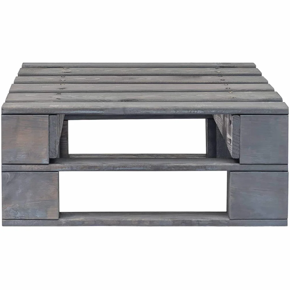 Générique Pouf Palette de Jardin Bois de pin imprégné de Gris,Meubles,Mobilier de Jardin,Sièges de Jardin,Éléments pour canapés modulables de Jardin,12.66 kg,Gris,3066411