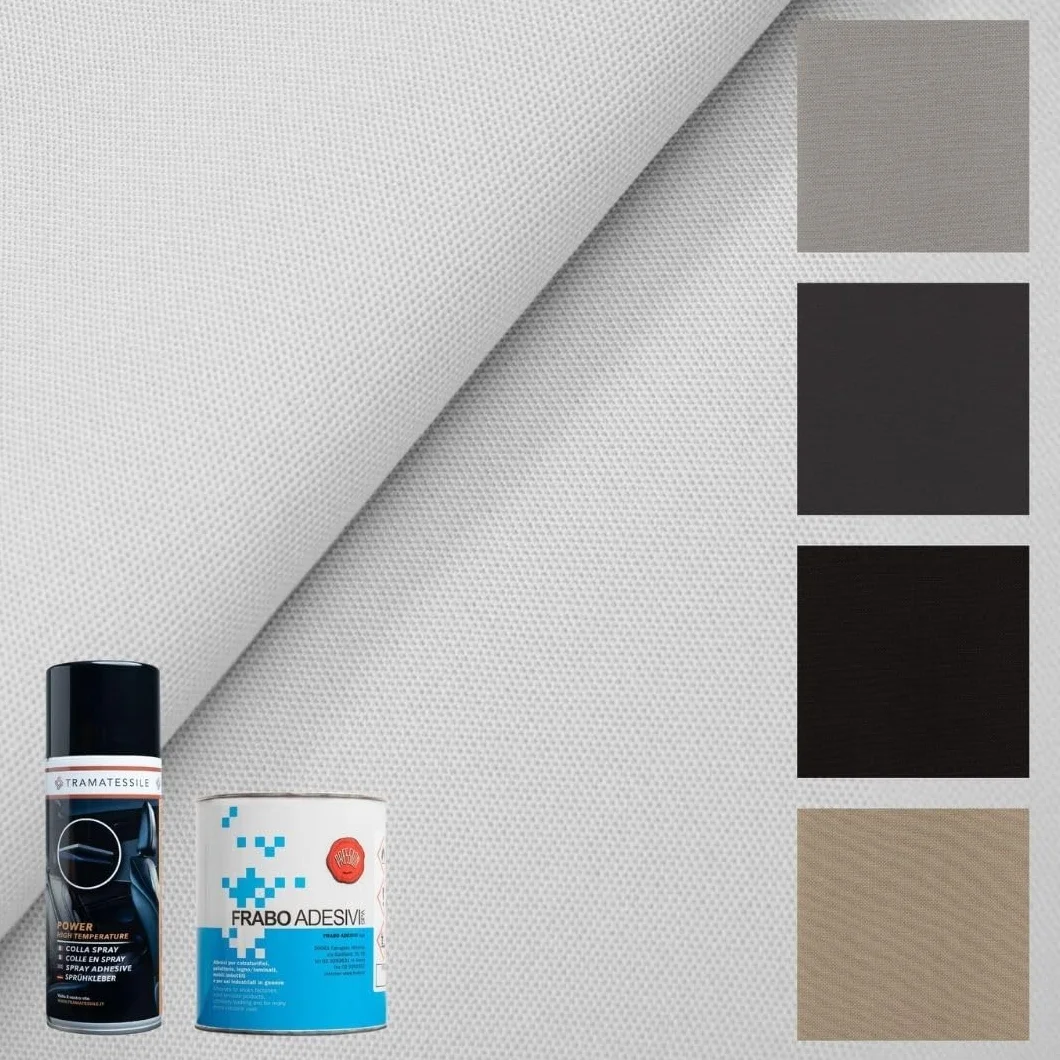 Kit Reparation Ciel de Toit Voiture avec Colle pour Tissu - Modele nid d'abeille - Personnalisez Couleur Taille Colle