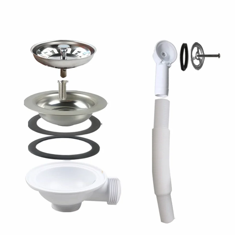Talea 304 Vis Acier Inoxydable 5,5 cm Pour Évier Cuisine 114 mm Trop-plein Grille Vidange XK186GE