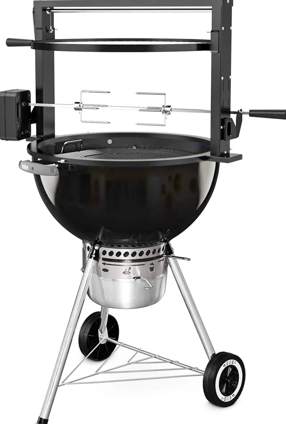 onlyfire Santa Maria Tournenroche/Rotissoire Kit pour Weber 57 cm Barbecue Charbon Bouilloire Grills