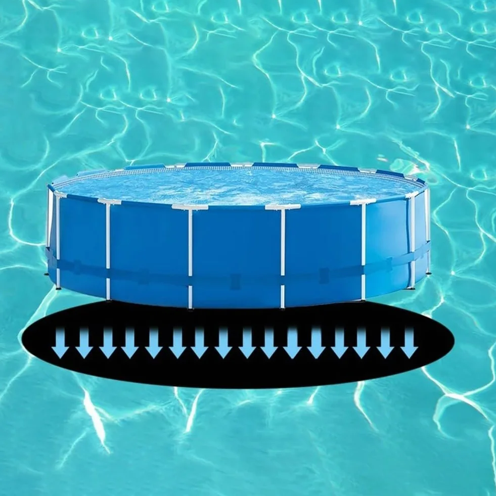 Tapis de piscine rond 12ft pour piscine hors sol extérieur