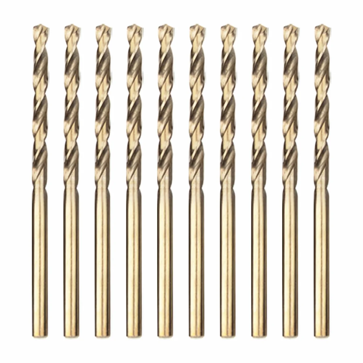 Foret Hélicoïdal HSS-Co 3.0mm Acier Inoxydable DIN 338 10pcs