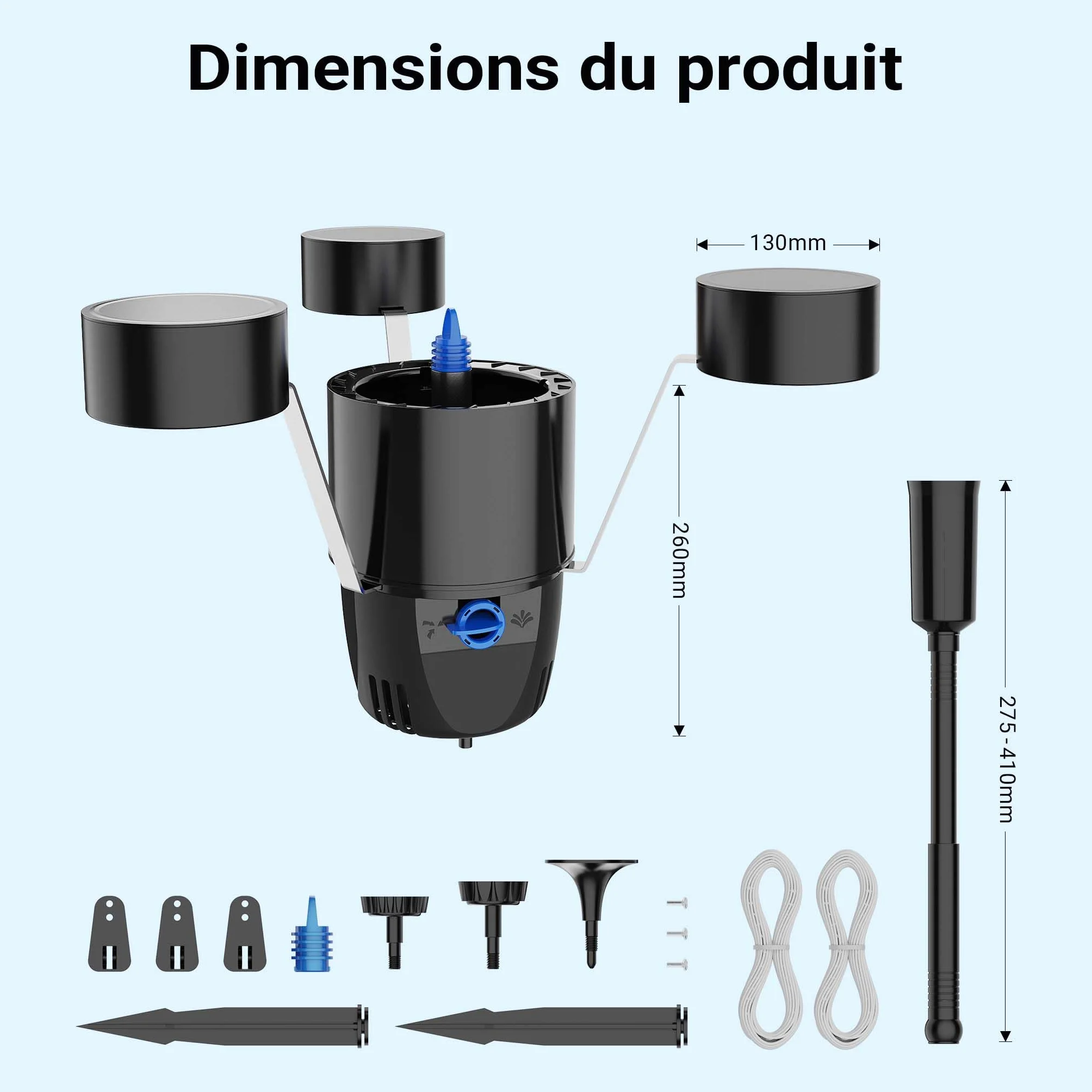 SunSun CBF-350C Filtre de bassin 90000 L CTF-12000 Pompe 12000l/h 100W CUV-272 Lampe UV 72W 25m Tuyau 25mm CSP-250 Écumeur 2500l/h 45W Y-distributeur