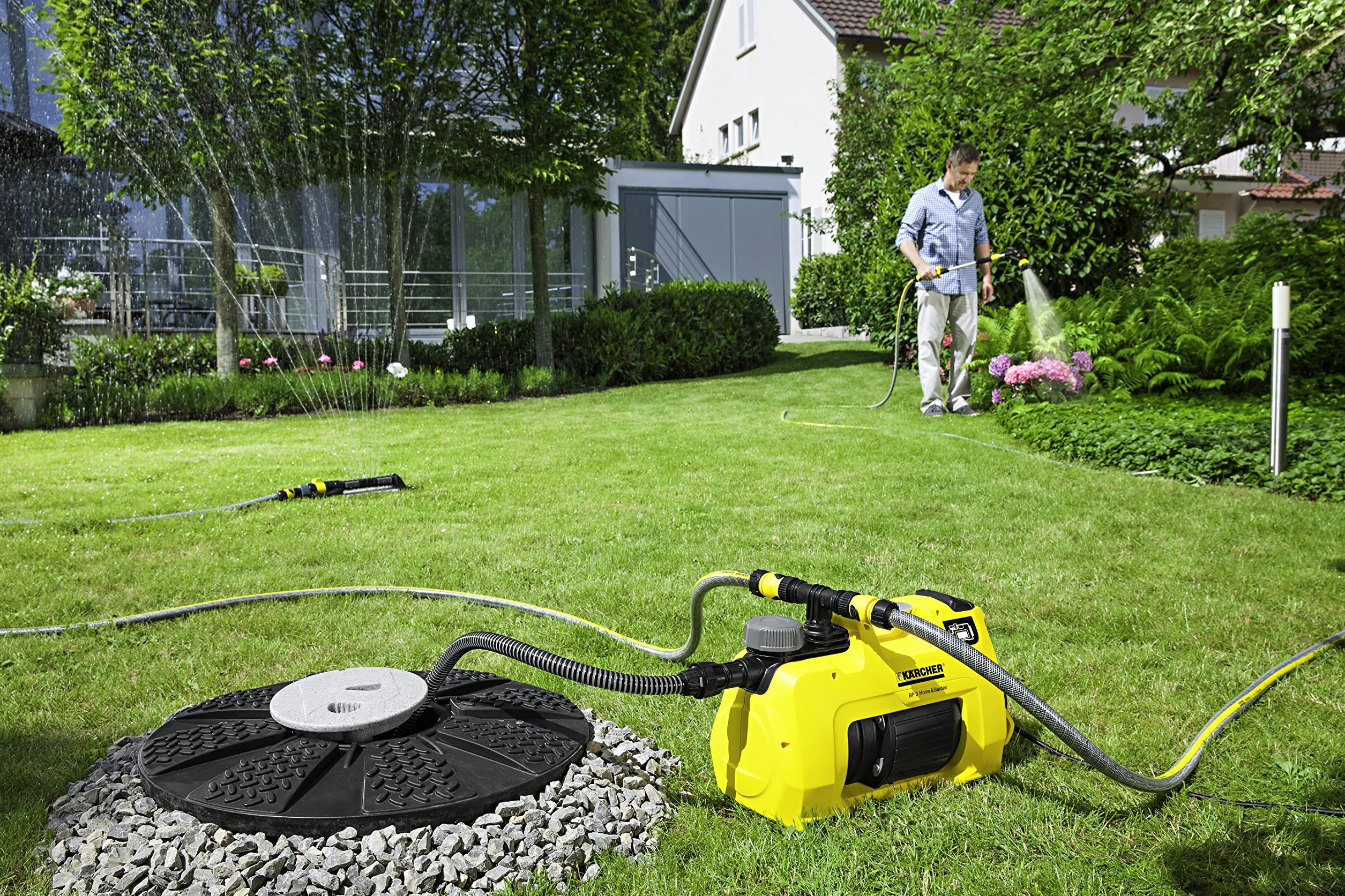 Kärcher BP3 Home & Garden Pompe Automatique Jaune et Noir
