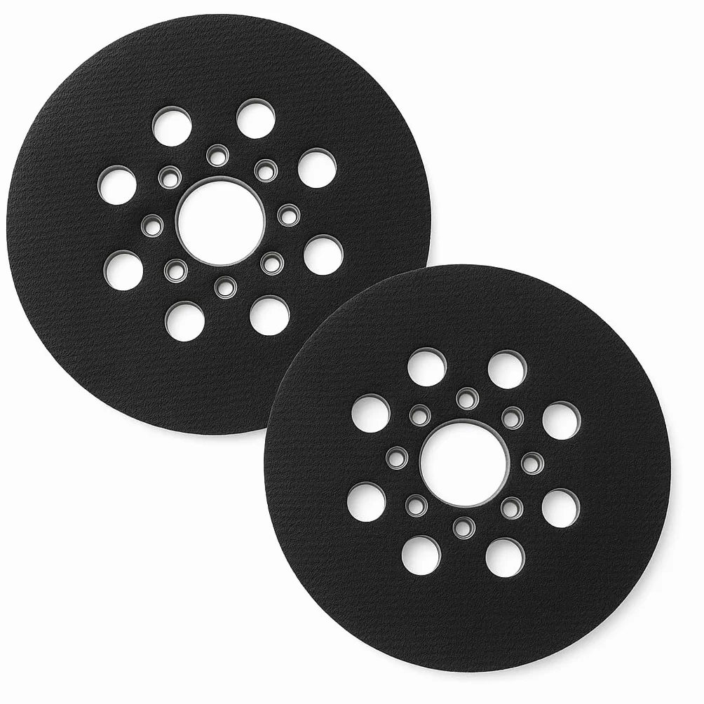 Plateau de ponçage 125 mm Compatible Bosch PEX 220 A, GEX 125-1 AE, PEX 220 AE, Skil 7402/7490, 2 pièces