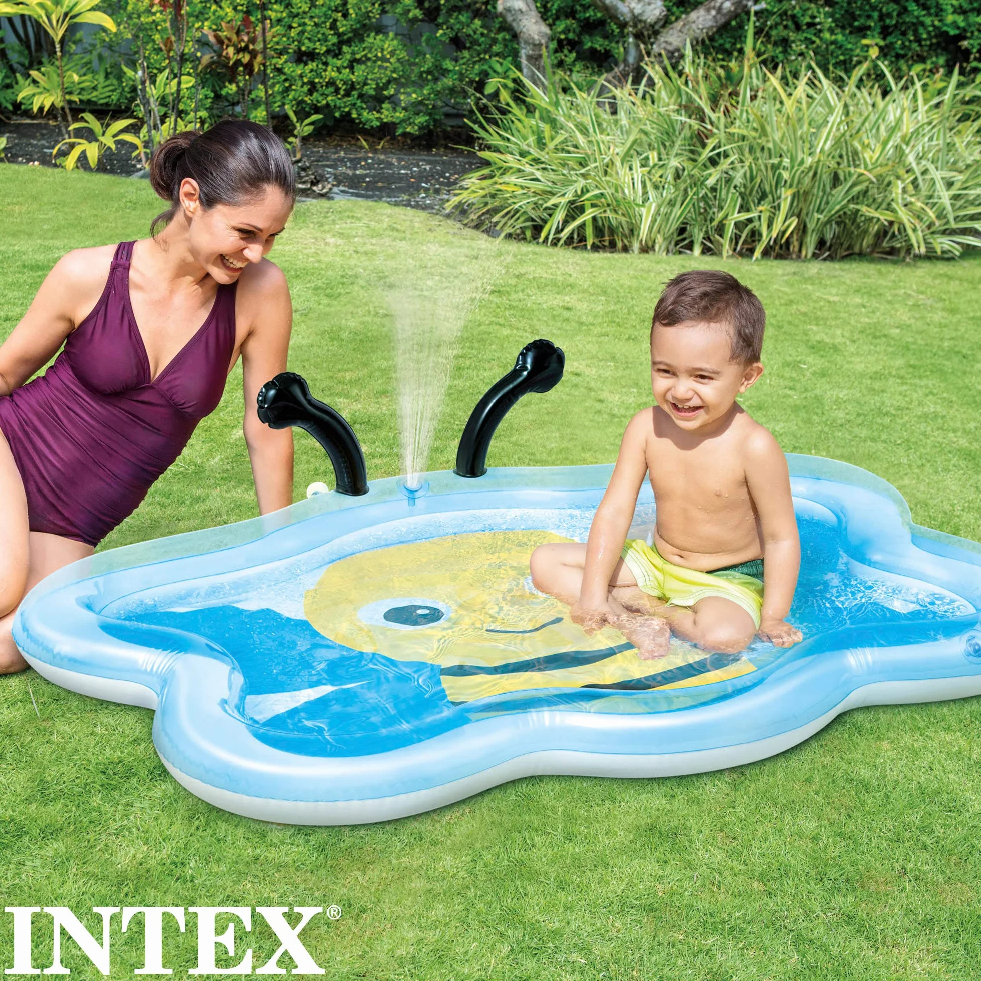 Intex piscinette Fontaine Abeille Multicolore