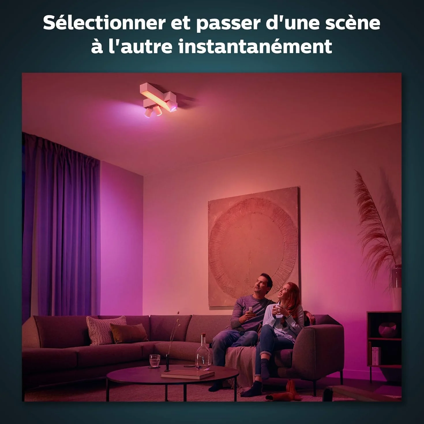 Philips Hue Smart Dimmer Sans-fil V2 Variateur Lumière Intérieur