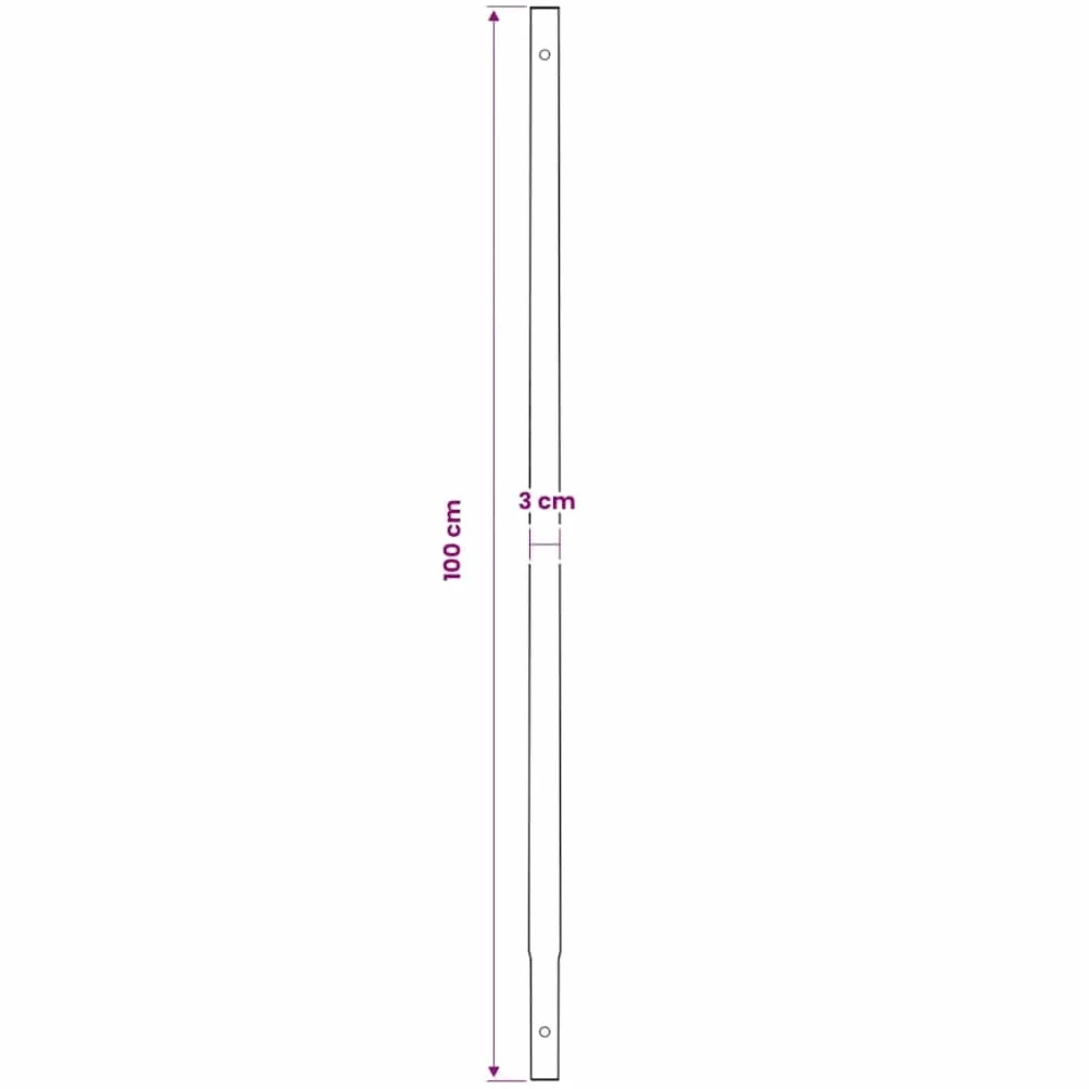 vidaXL Bêche et Tarière Manuelle 150 mm avec Rallonge 5 m Acier Sol Jardin