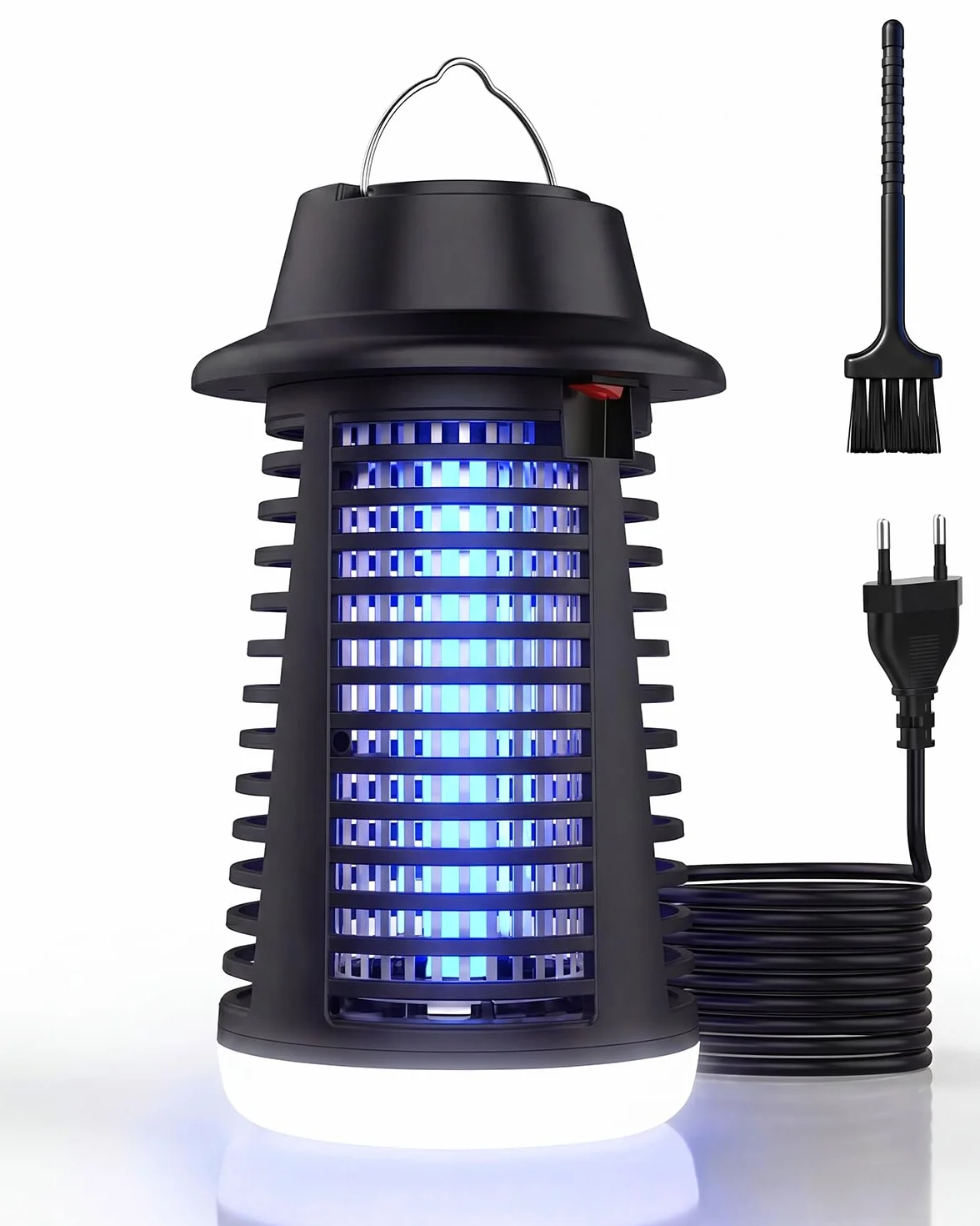 Lampe Anti Moustique Interieur, Lautlos Lampe Anti Mouche Avec Lumière À 360°, Silencieux Lumière Bleue Anti Moustique Pour La Chambre, La Maison, Le Bureau Mouche, Pour Mouche, Les Insectes