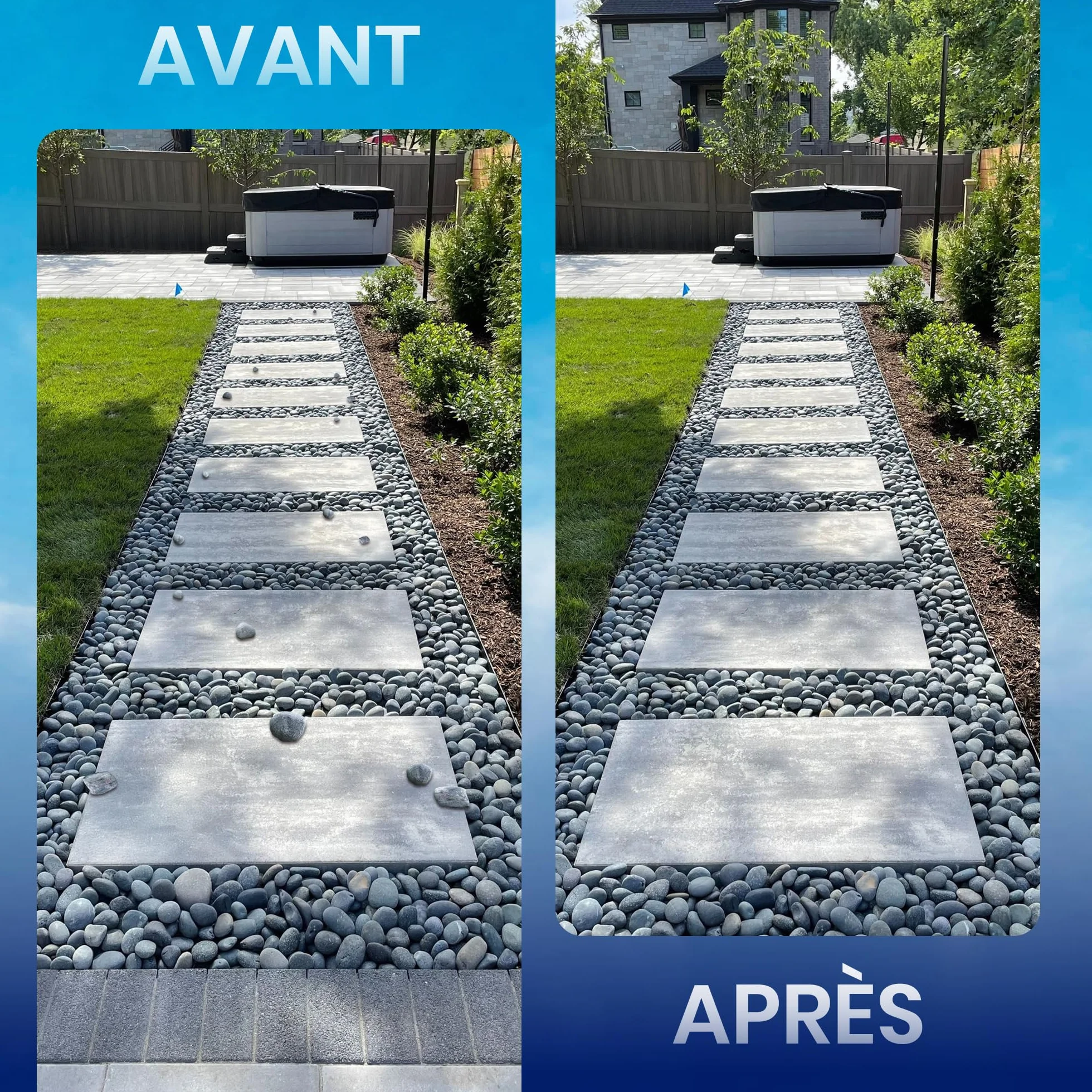 Liant Gravier Extérieur 10L - Colle pour Gravier, Pierres et Paillis