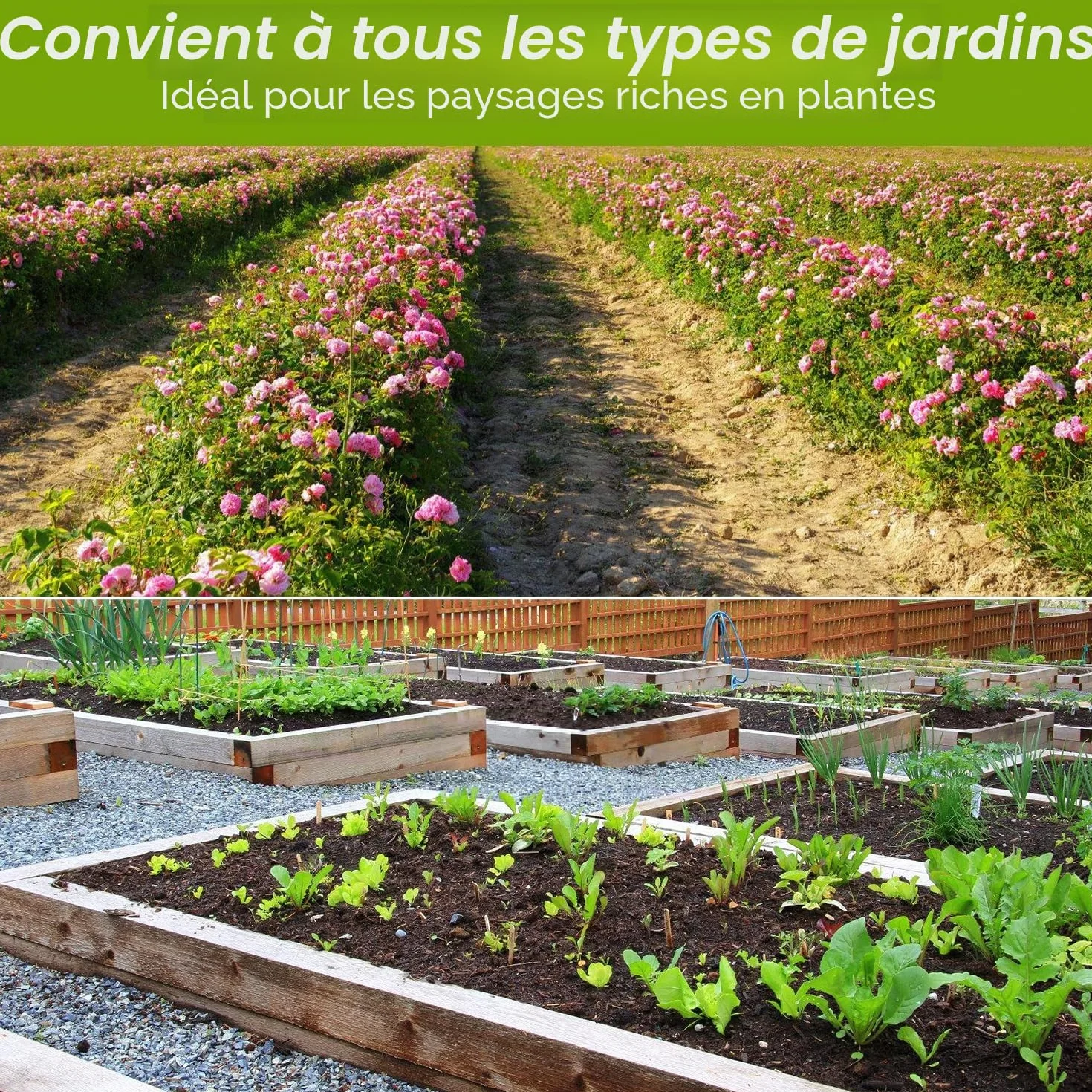 Toile anti-mauvaises herbes 100 g/m² 100 x 5000 cm Tissu de sol perméable à l'eau indéchirable UV Jardin