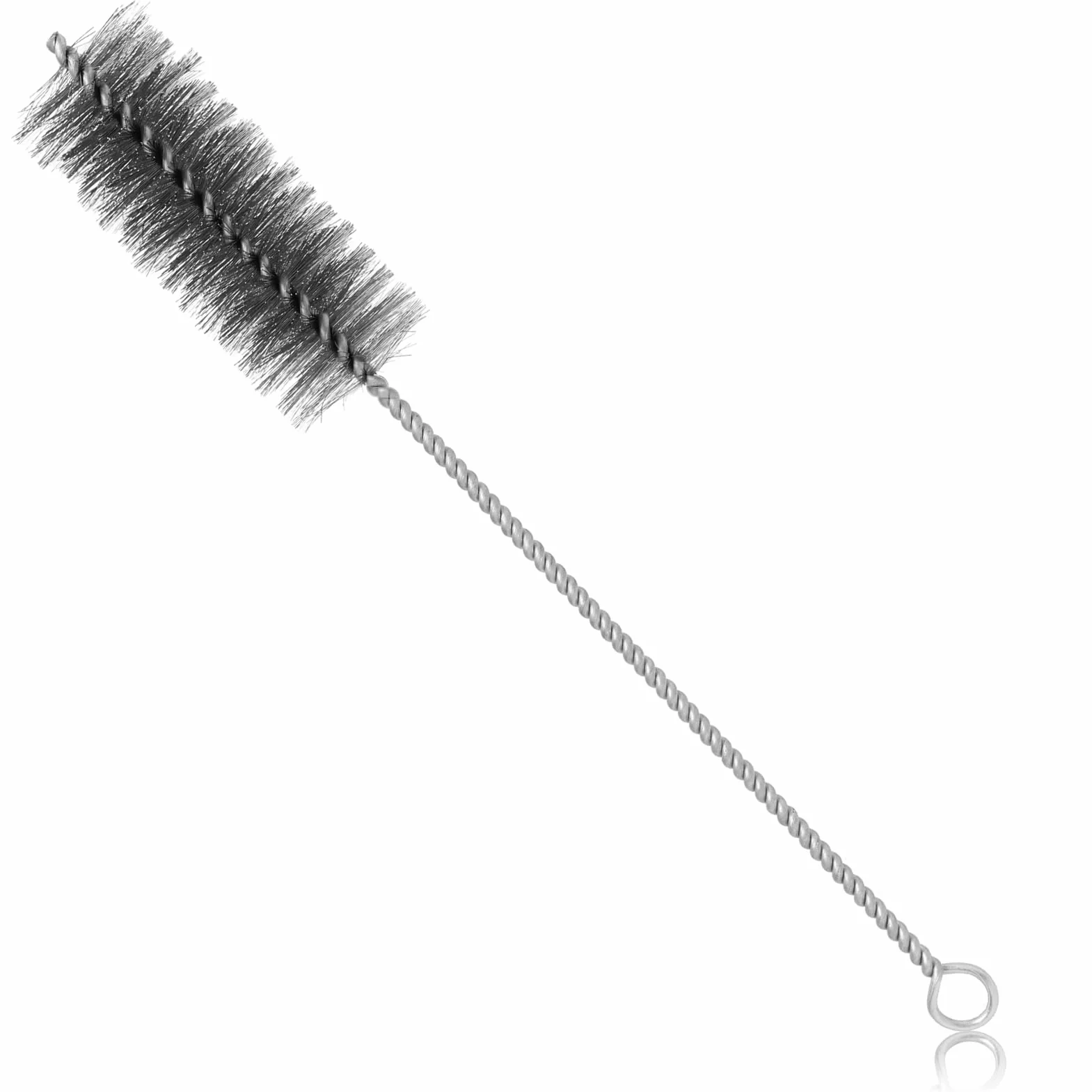 Brosse pour Tuyau de poêle Ø 40 mm, Nettoyeur de cheminée Universel, Balai en Fil d'acier 30 cm