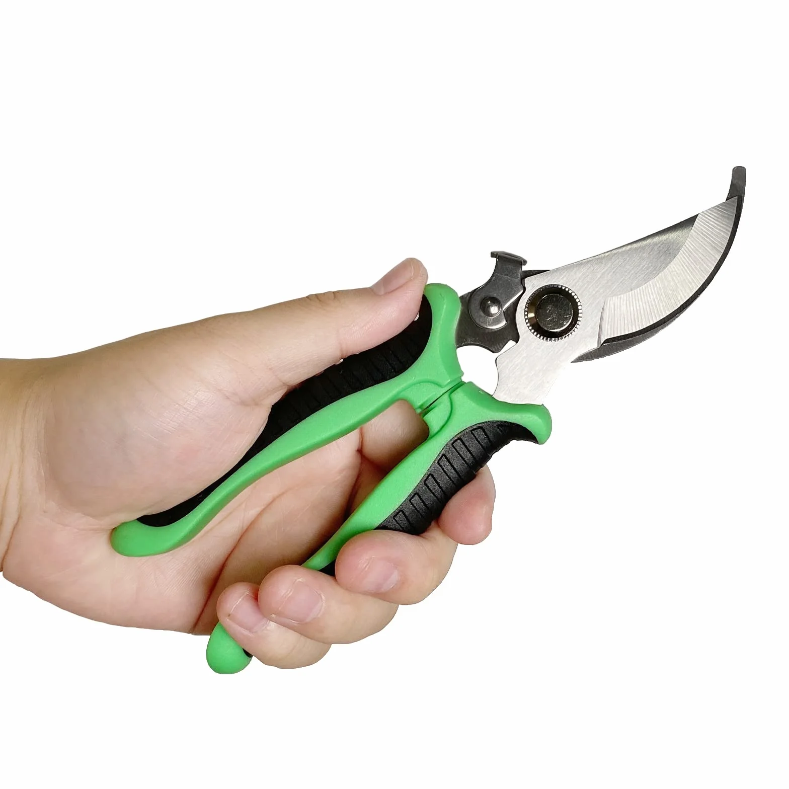 Newaner Ciseaux de jardin antidérapants avec poignée de verrouillage - Peut couper les fleurs et les branches des plantes de jardin - Sécateur de rosier - Réparation du rotin - Sécateur de jardin
