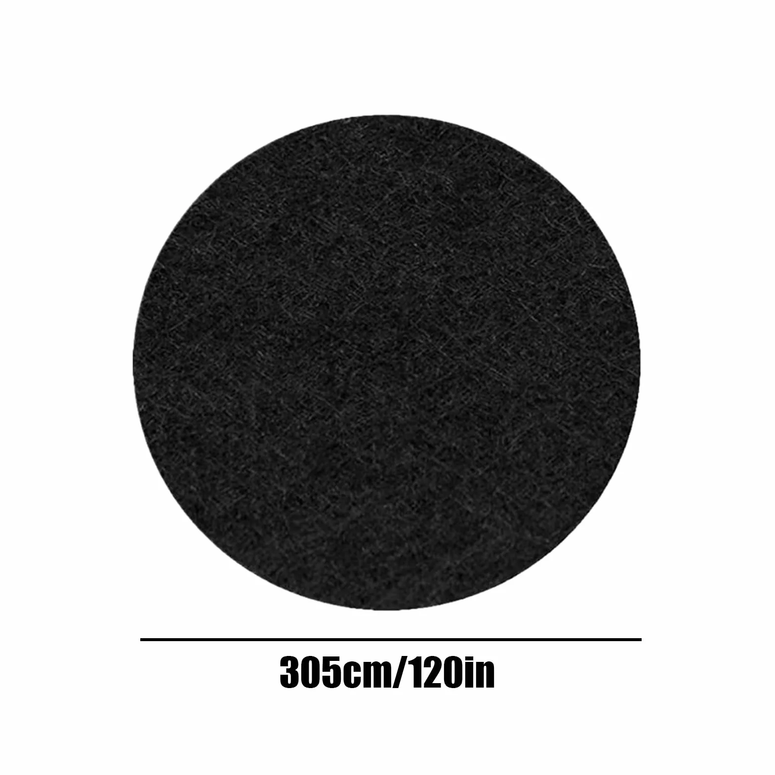 Tapis de piscine Polyester 3,05 m 3,66 m Housse de protection pliable anti-crevaison pour piscine