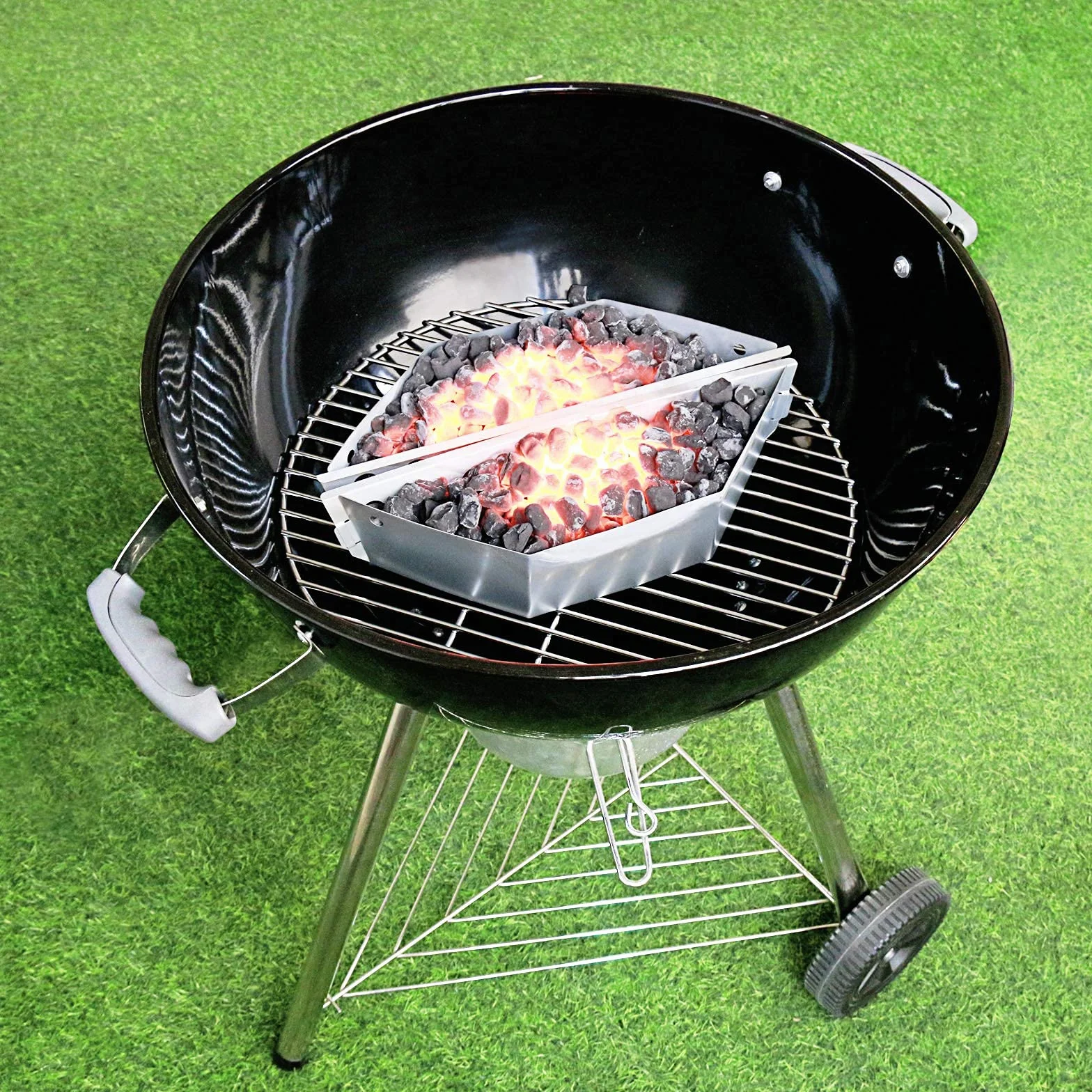 7403 Panier à charbon de bois pour barbecue Weber 57 cm, Weber One Touch et Master Touch, porte-charbon Char-Basket Accessoires de barbecue