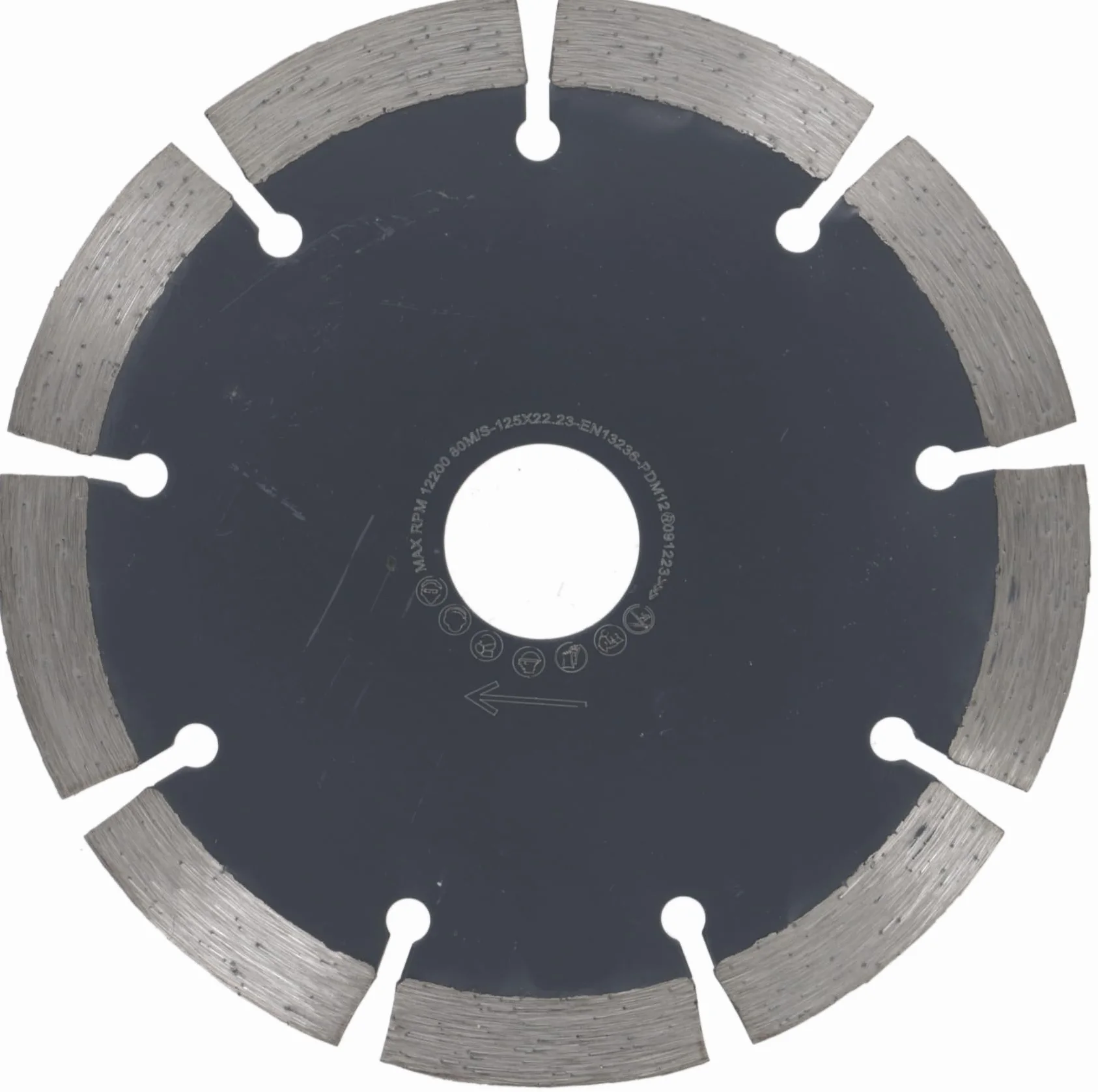 PRODIAMANT Disque à tronçonner diamanté 125mm pour béton, pierre, brique - Coupe à sec et humide (Lot de 2)