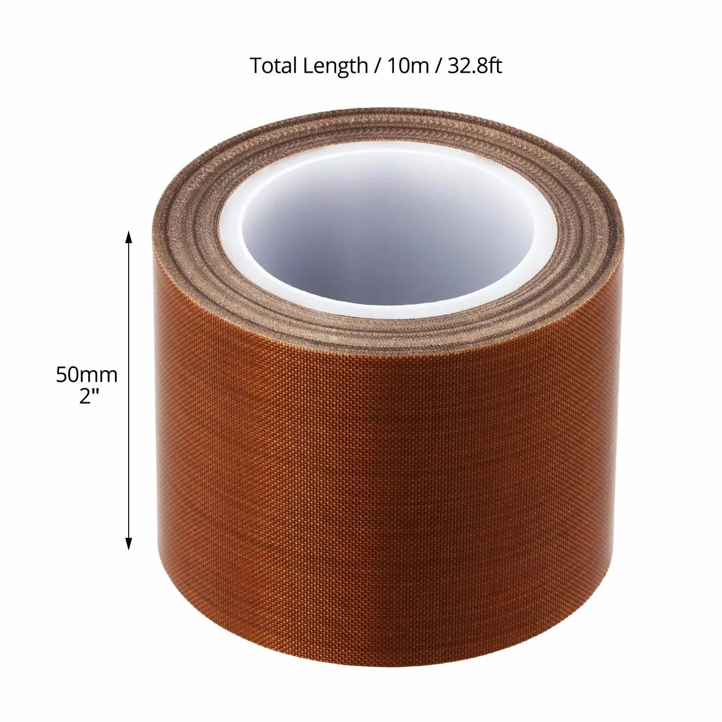 Ruban de Téflon 50mm x 10M 300°C - Ruban Adhésif Haute Température