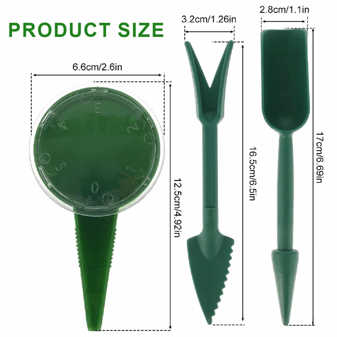 Semoir à Graines, 3 Pièces, Distributeur de, Planteur de, Semoir de Plantes, Semoir Planteur Jardin, Semoirs Épandeur, Épandeur de, Semoir à de Precision, Outils de Jardin