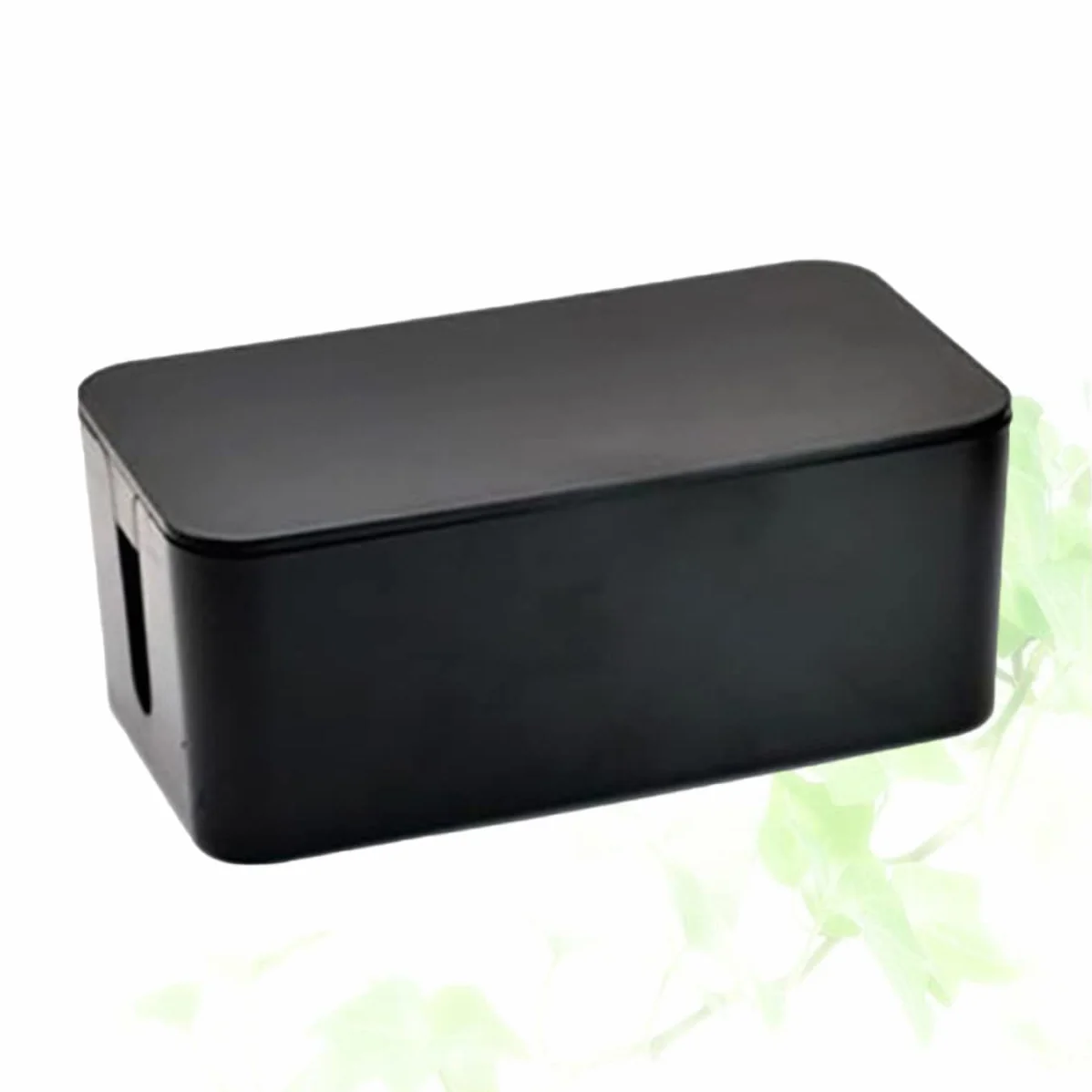 Boîte De Rangement Organisateur De Fil Résistant Aux Rayures 9.25x4.53x4.84 Pouces Cache Câbles