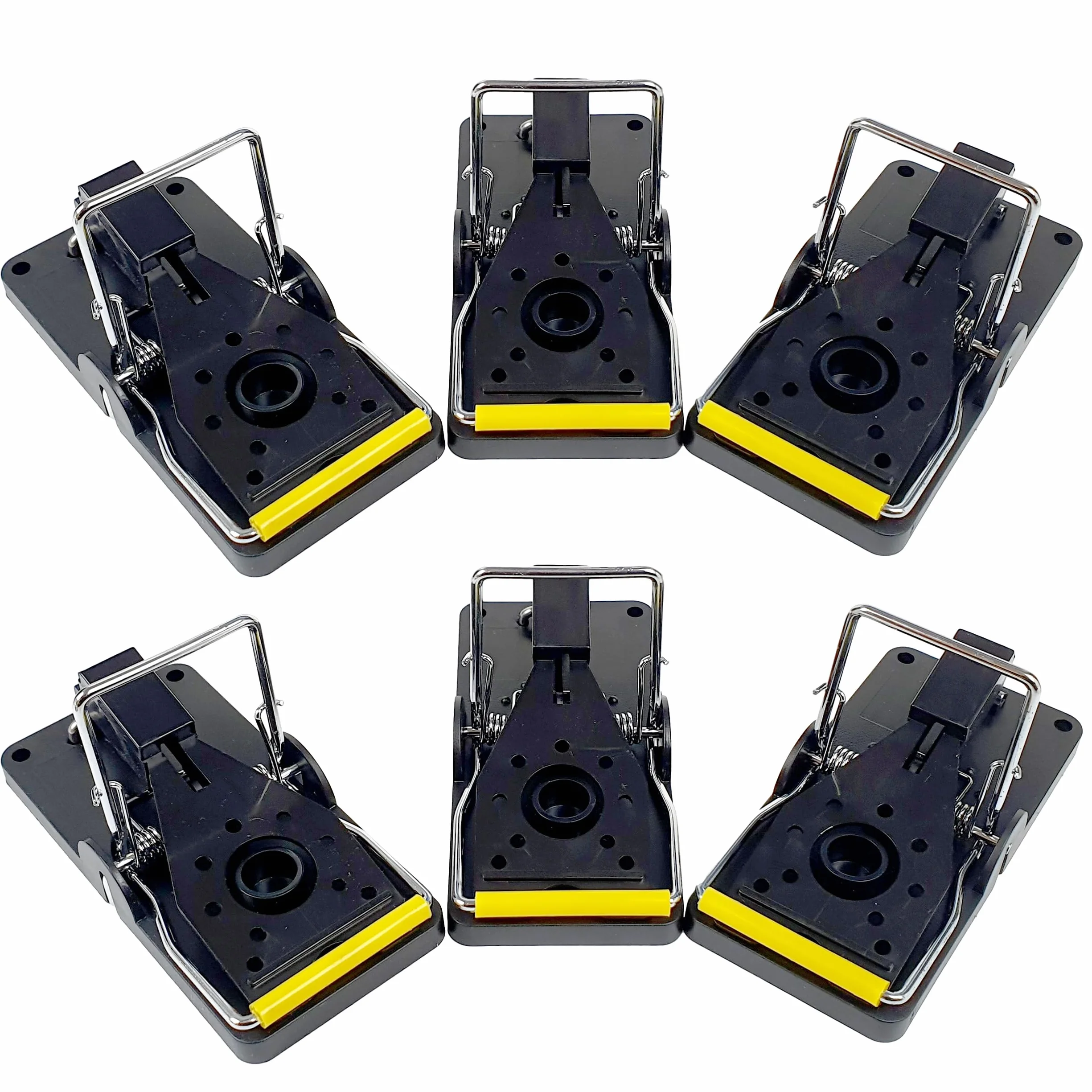 6 pièges à Souris Roshield, 6 Paquets de pièges réutilisables et résistants Qui tuent instantanément, Attrape-Souris très Sensible UK, piège à rongeurs sûr et Efficace pour l'intérieur et l'extérieur