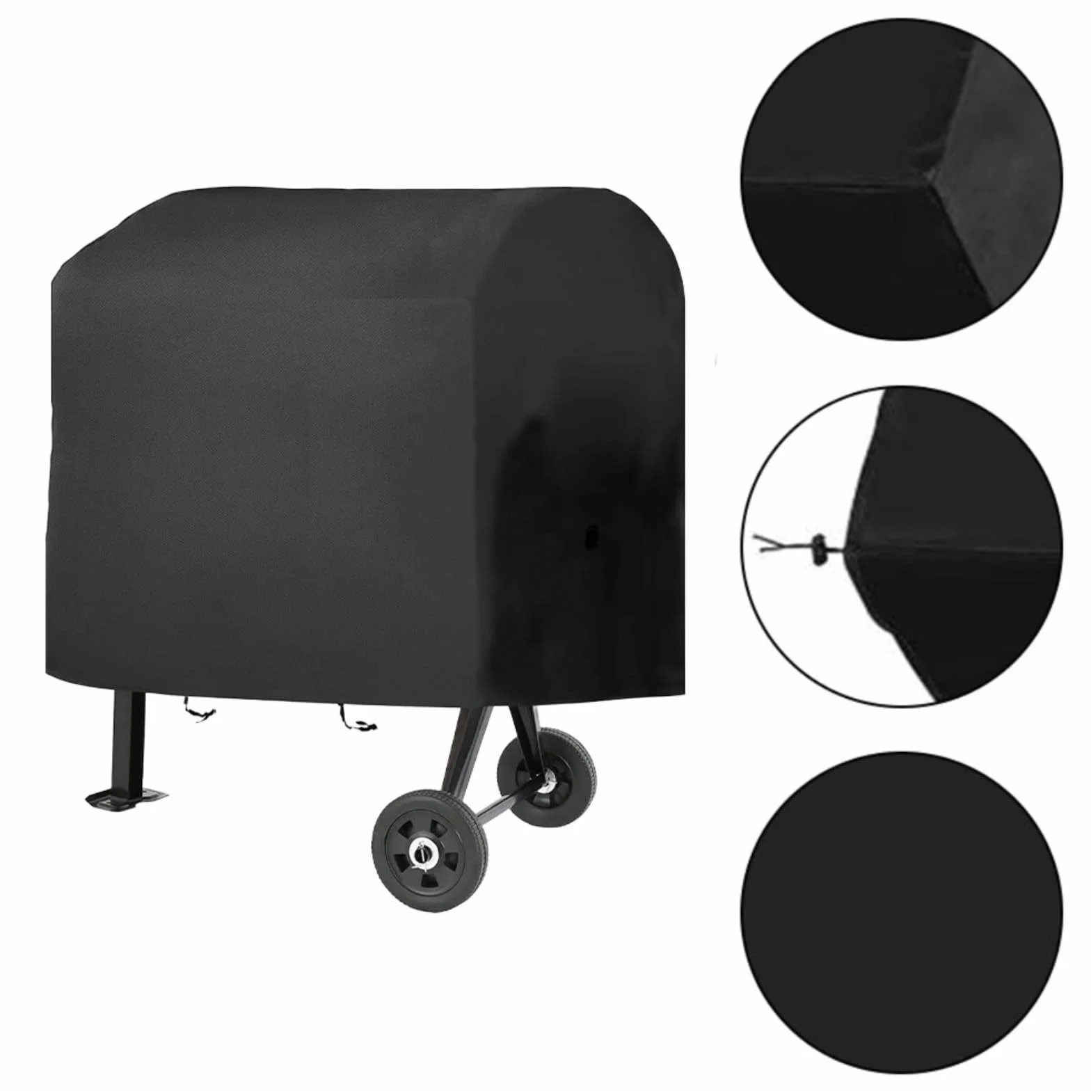 Housse de protection imperméable et résistante au soleil pour bétonnière extérieure, housse de machine à ciment anti-poussière (420D)
