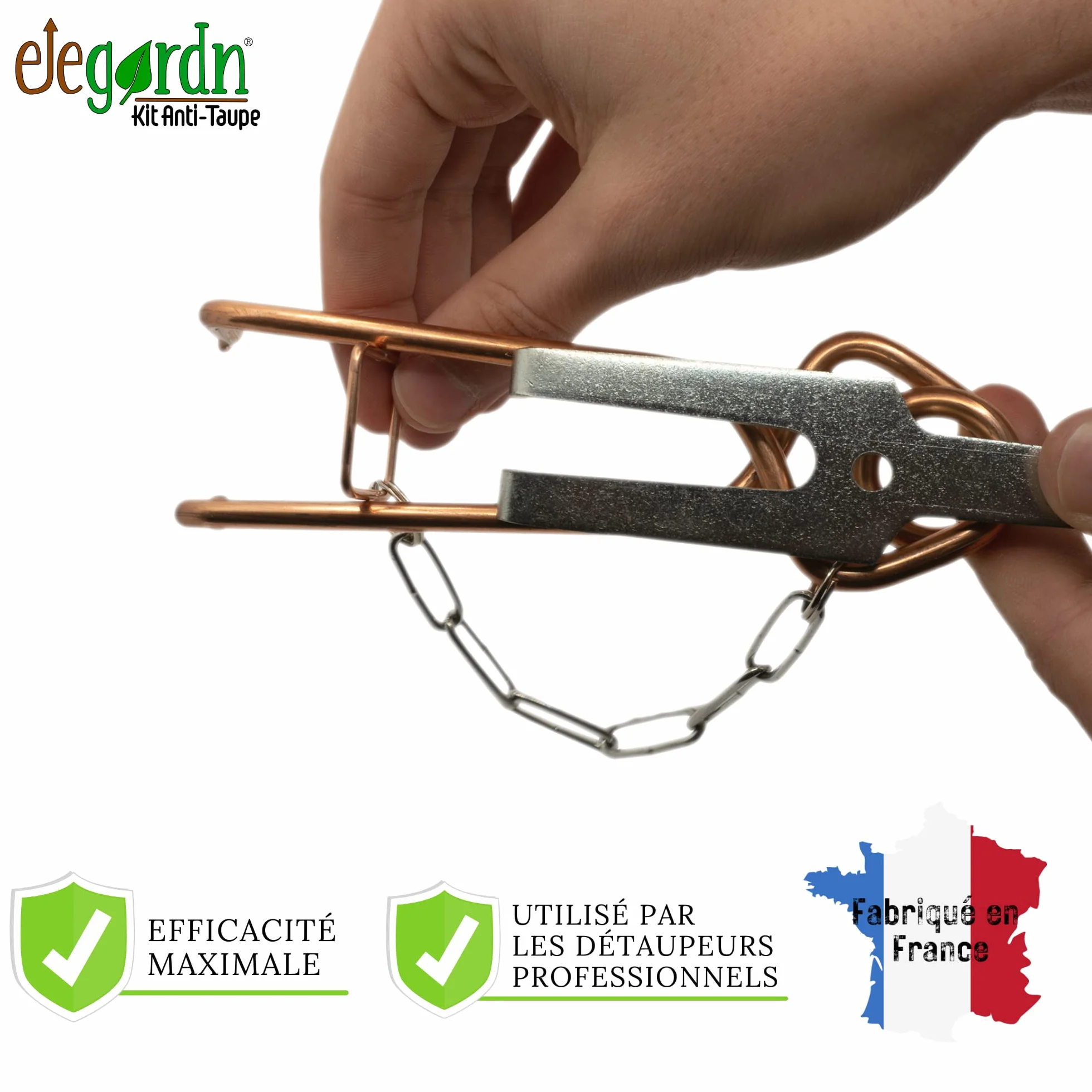 Kit Complet 10 Pièges à Taupe Rats Taupiers Campagnol Type Putange Rigide Fabriqué en France