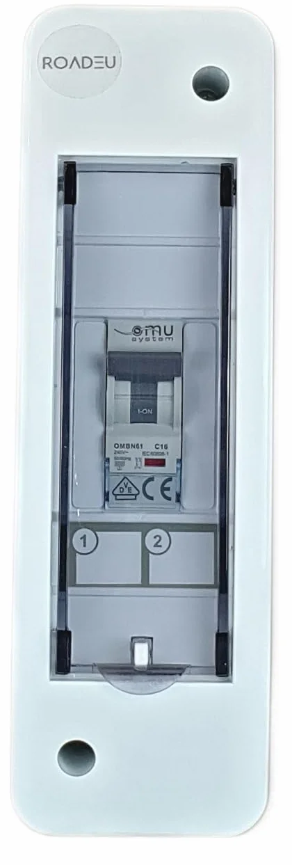 Coffret de chantier Tableau Electrique Disjoncteur 16A C Phase Neutre L1+N Boîte Équipé