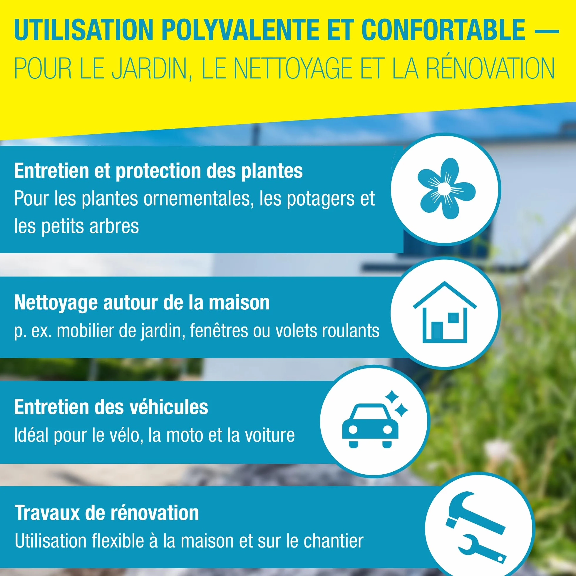 GLORIA Pulvérisateur de Jardin Prima 5 Comfort | Pulvérisateur à Pression 5 L | Tuyau spiralé 2,5 m & raccord compresseur | Désherbage, traitements & Engrais