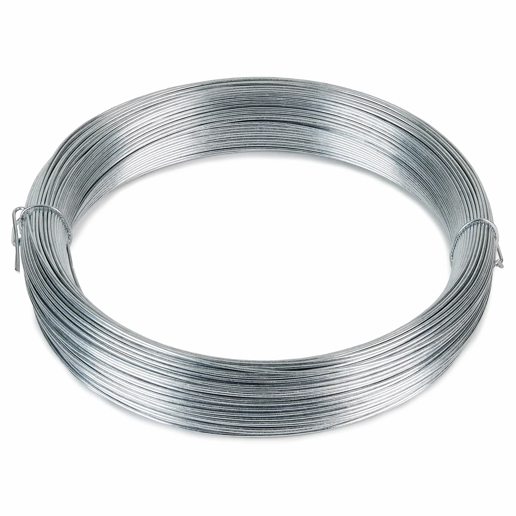 Flandria Fil acier galvanisé 0,7 mm – Bobinot 50 m – Fil métallique souple et résistant pour bricolage, jardinage et fixation – Antirouille