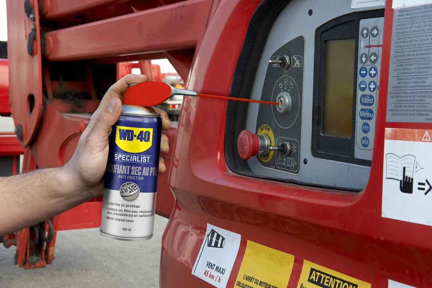 WD-40 Specialist Lubrifiant Sec Spray Double Position Anti Friction 400 ML