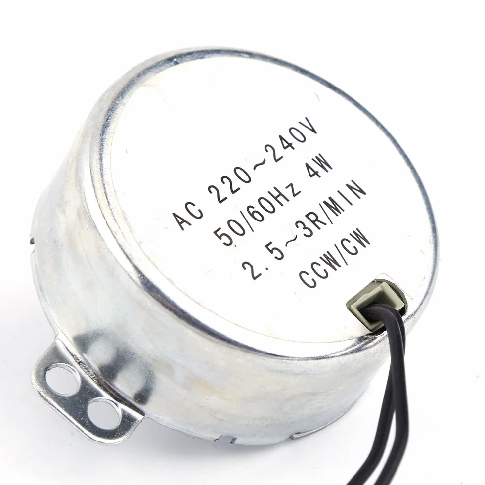Moteur Synchrone Ty50A 220-240V AC 4W 0.81-3Rpm Moteur À Engrenages