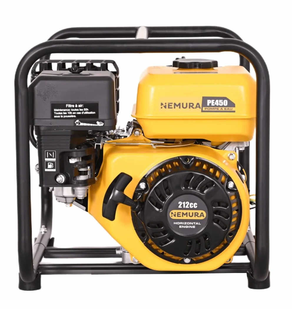 Nemura Pompe à Eau Thermique 209cm3 36 m3/h 50mm Moteur 4 Temps