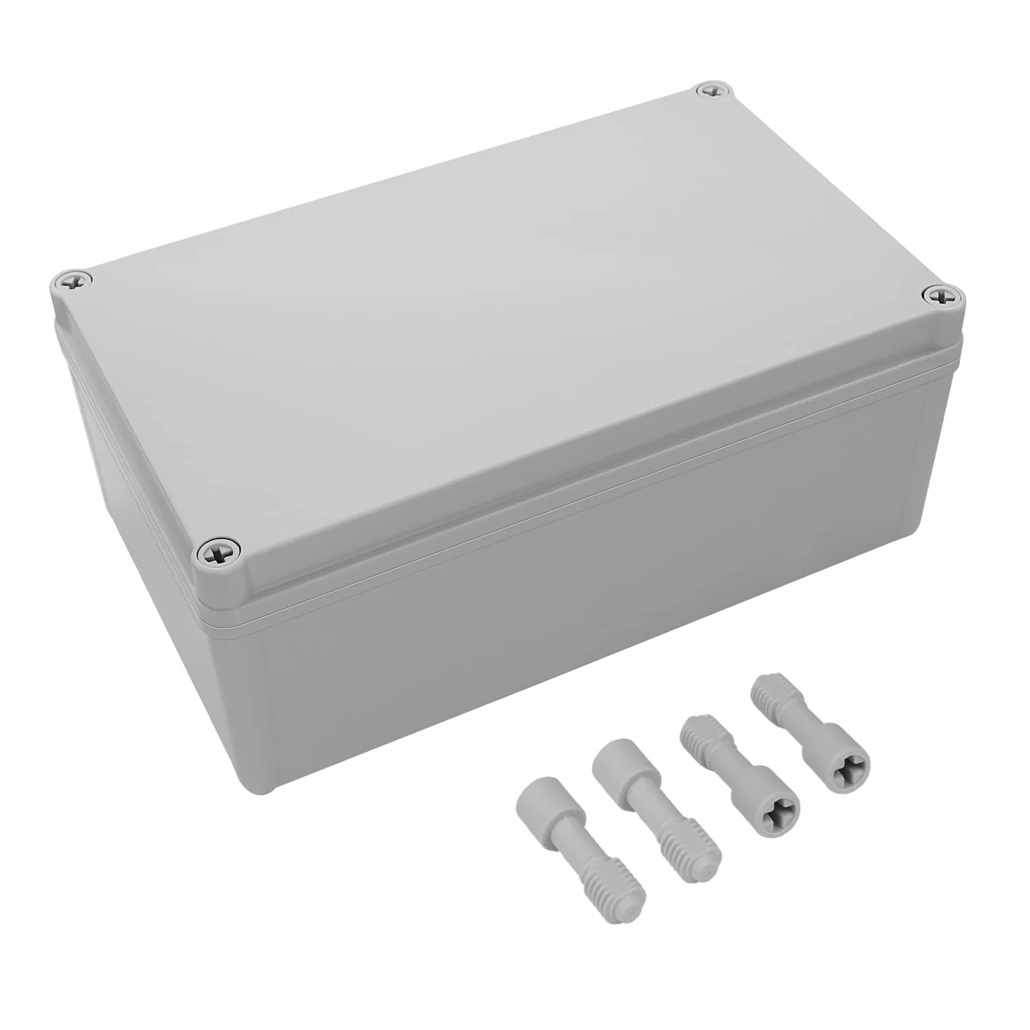 LeMotech Boîtier de Jonction IP67 étanche ABS 250x150x100 mm Gris
