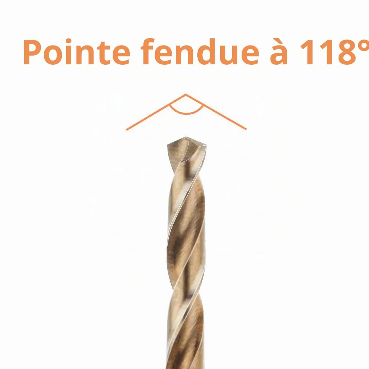 Mèche Cobalt M35 2mm Jeu de 10 Forets HSS pour Métal Acier Inoxydable Bois Plastique