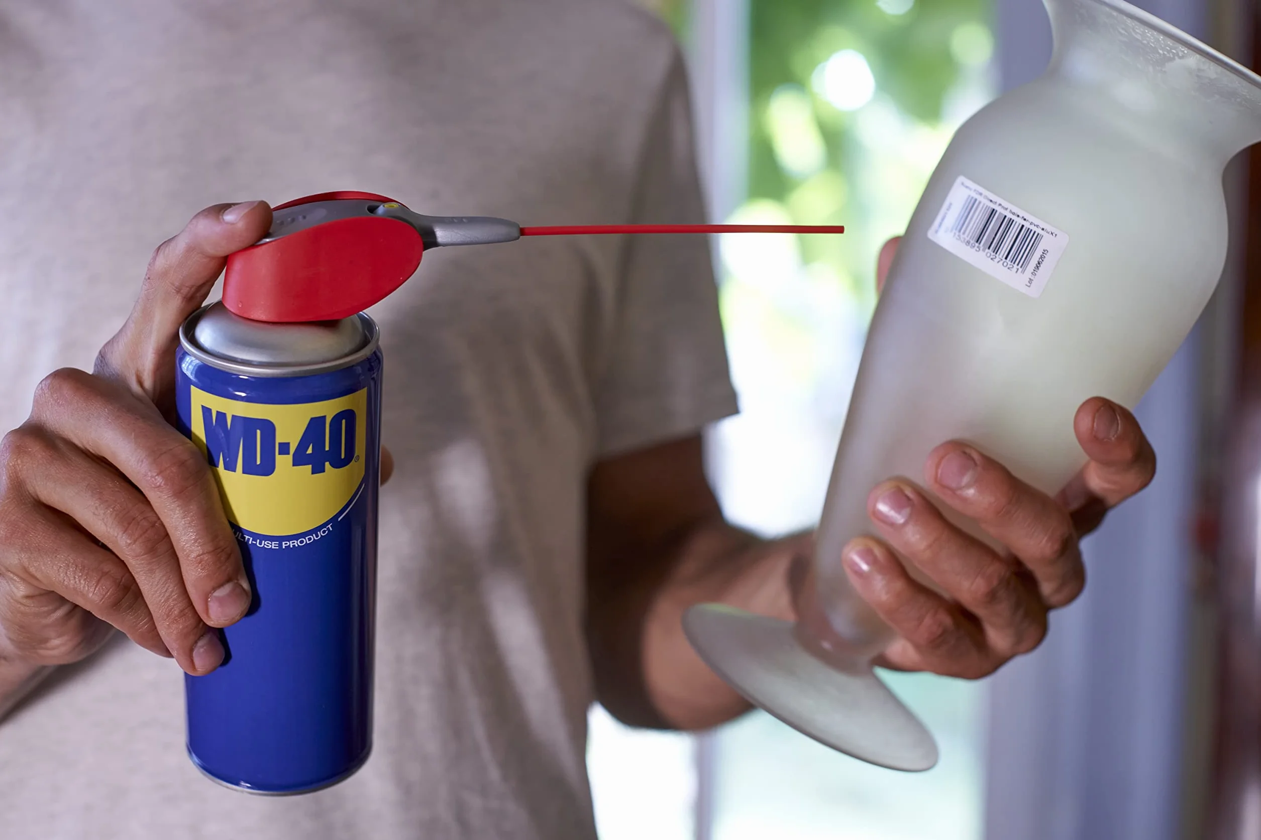 WD-40 Spray Multifonction Double Position 200 ML, sans silicone, non conducteur