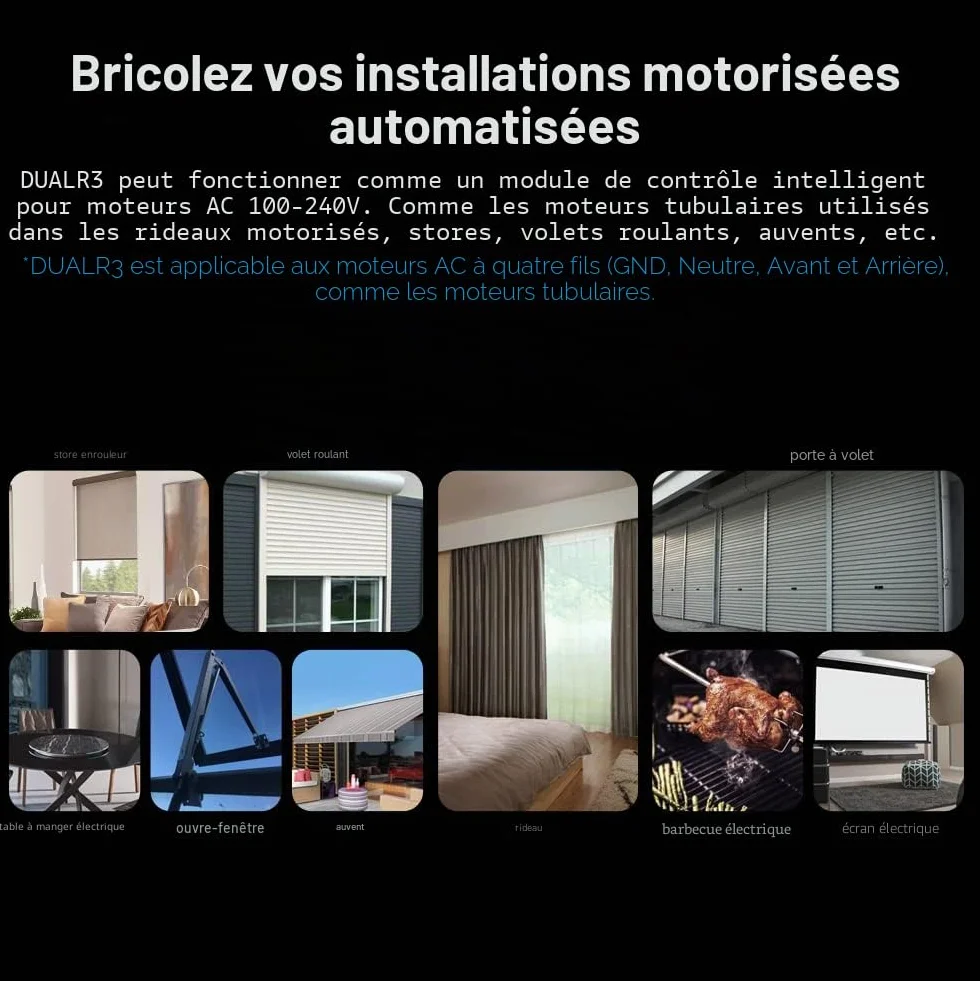 SONOFF DUALR3 Lite Interrupteur Wi-Fi Intelligent 2 Gang 2 Way 15A 3300W