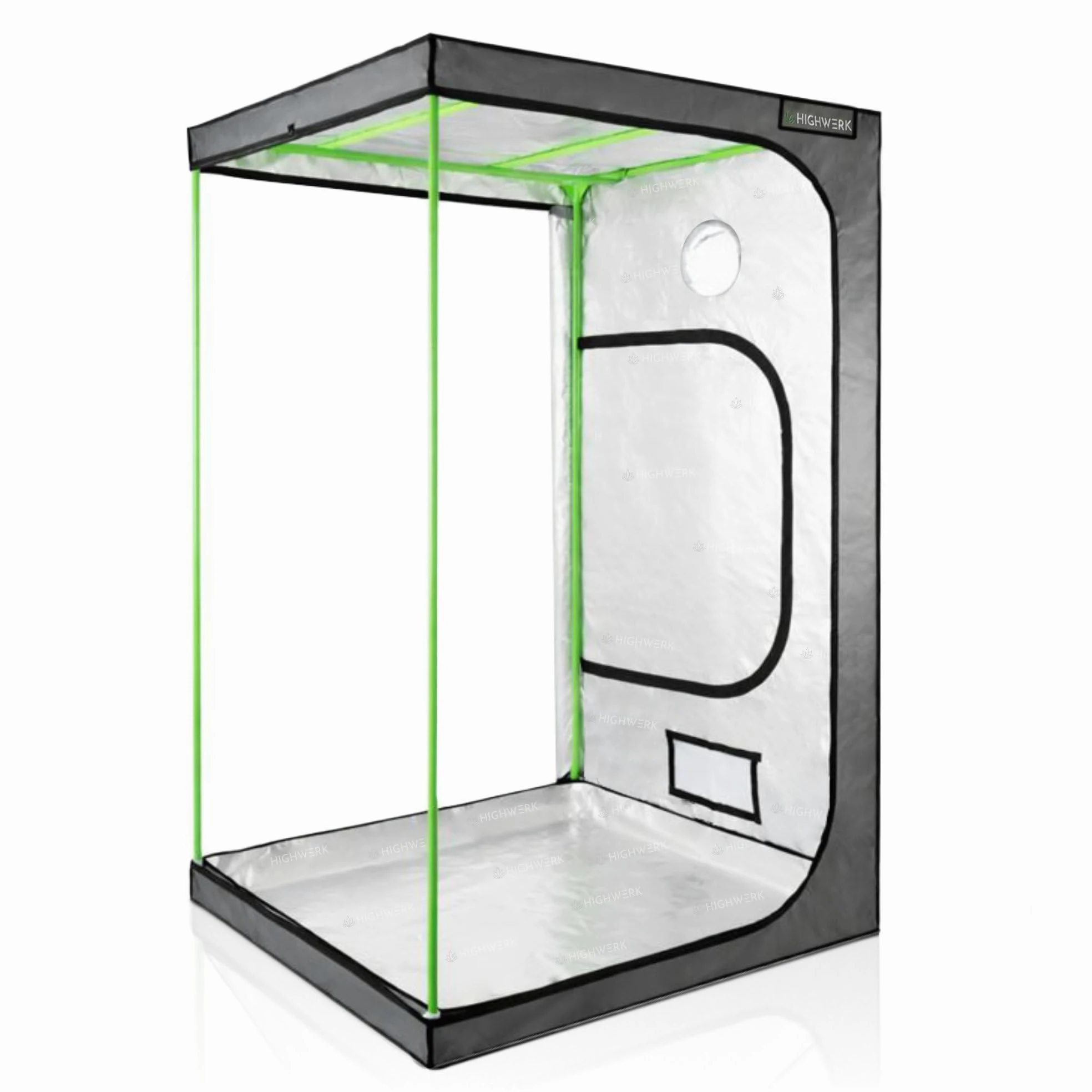 Tente de Culture 120 x 120 x 200 cm | Culture Maison « MyHomeGrow », Grise | Tente de Culture d'intérieur pour la Culture de Plantes | Boîte de Culture, Armoire de Culture