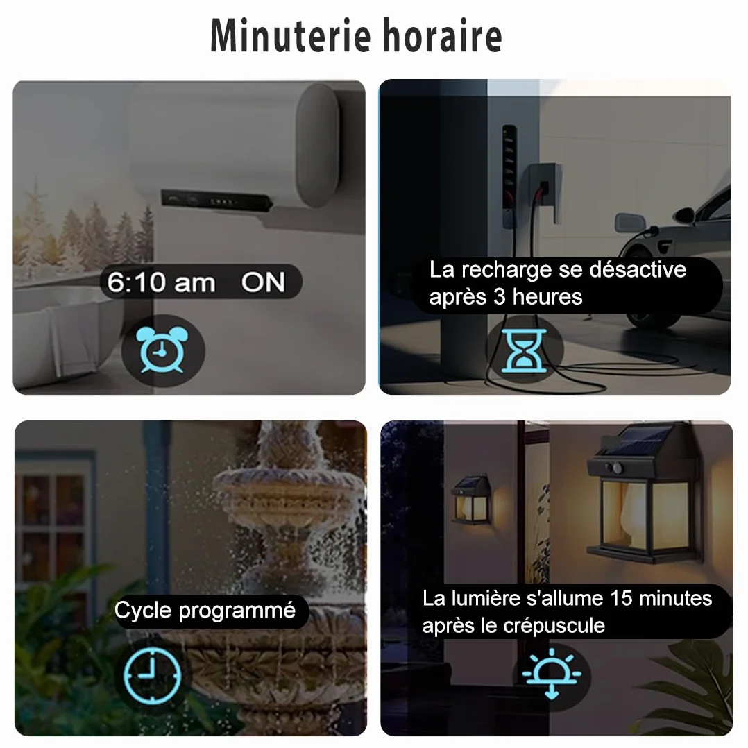 Interrupteur Connecté 16A WiFi Intelligent Compatible Alexa Google Assistant TUYA Smart Life Commande Vocale