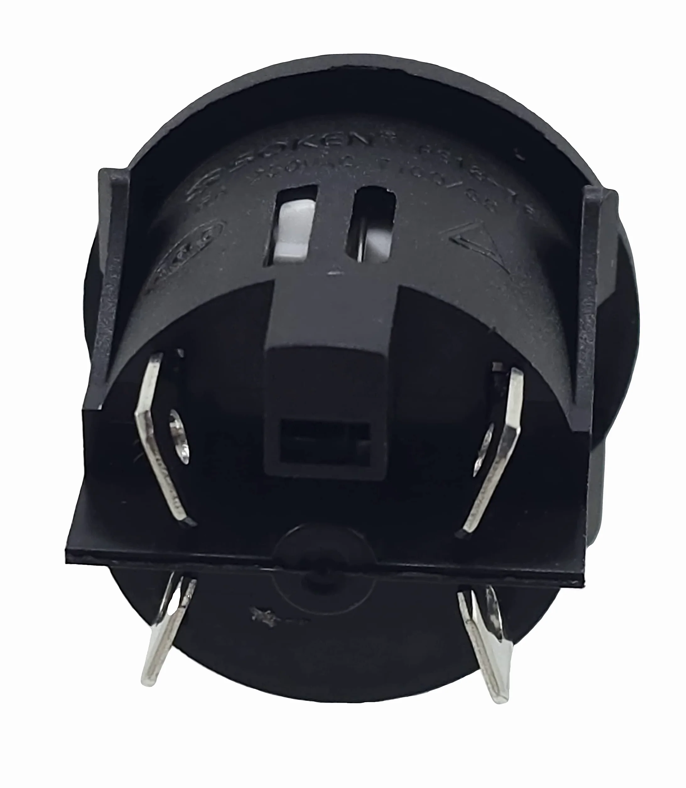 Interrupteur de poussée PS18-16 encastré ø 25 mm 250 V 16 A rouge éclairé