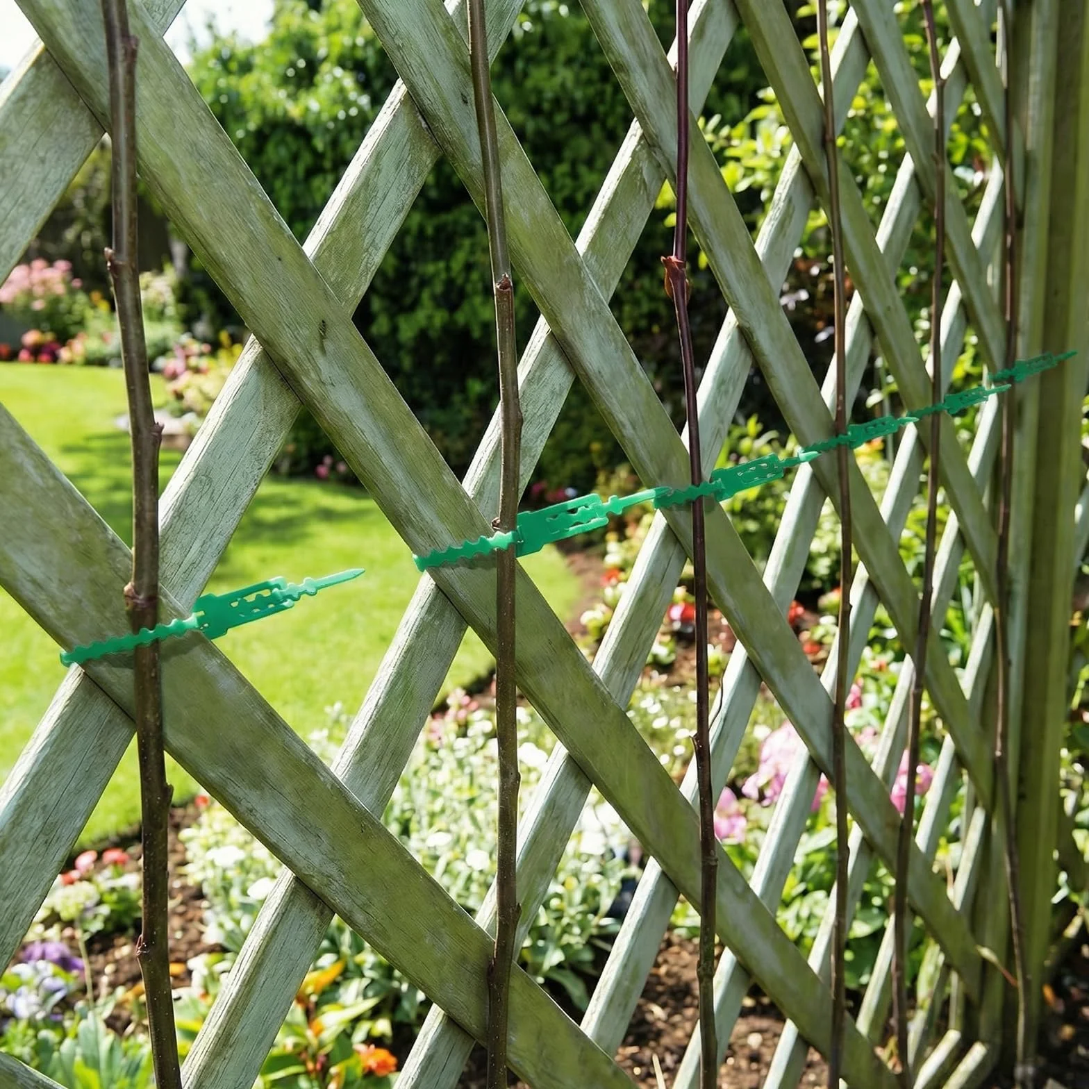 Attache Plante Verte, 200 Pièces Réglable Liens de Jardinage pour Ligatures, Flexible Attache Plante Grimpante, Multifonctionnel Liens de Jardinage pour Croissance de Plantes de Jardin