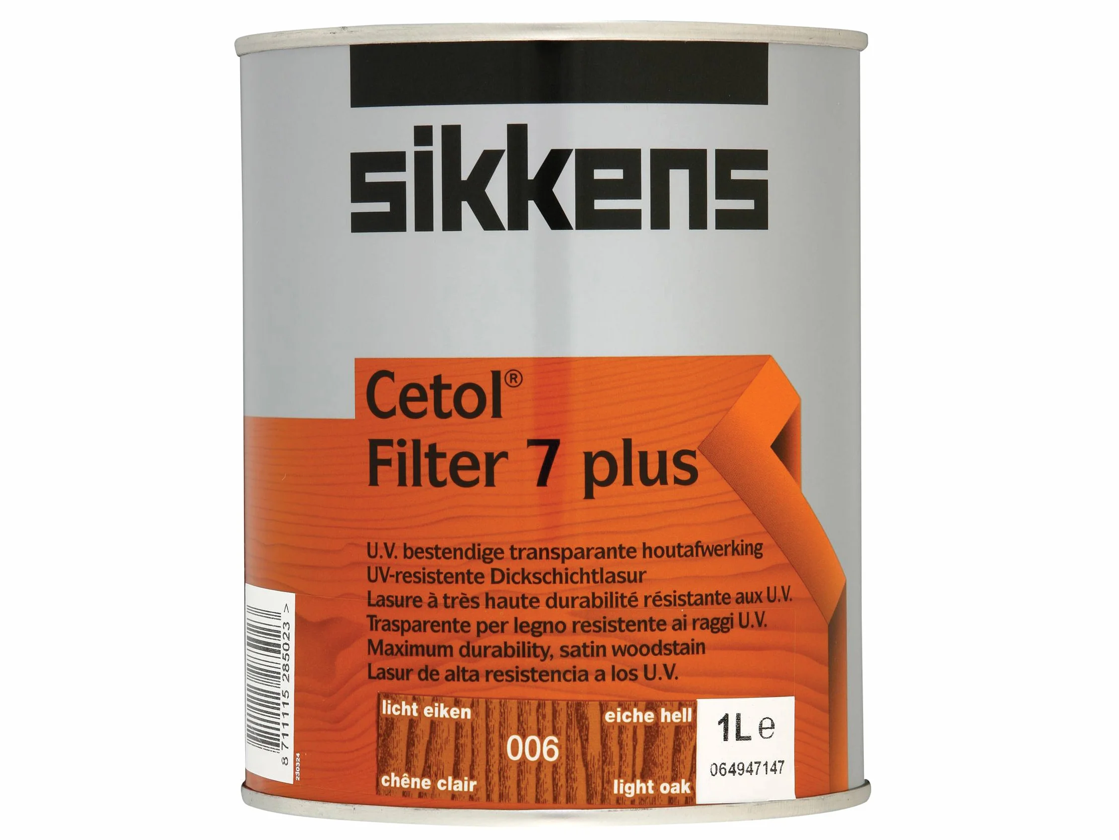 Sikkens Cetol Filter 7 plus lasure 1 litre 006 chêne clair